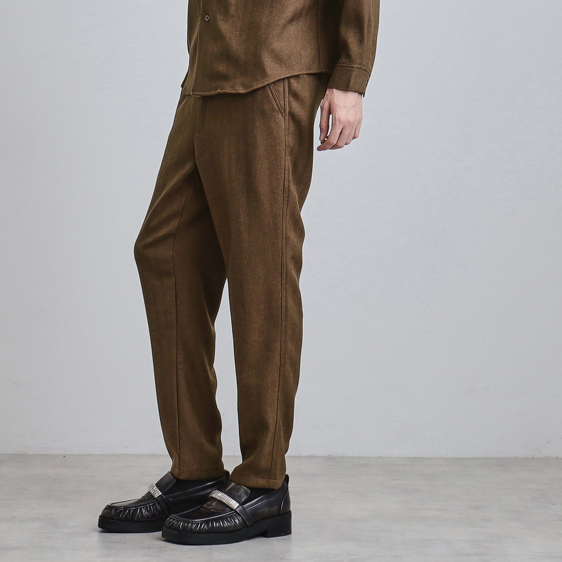 tk.TAKEO KIKUCHI「ウール調ヘリンボンイージーパンツ」|その他|