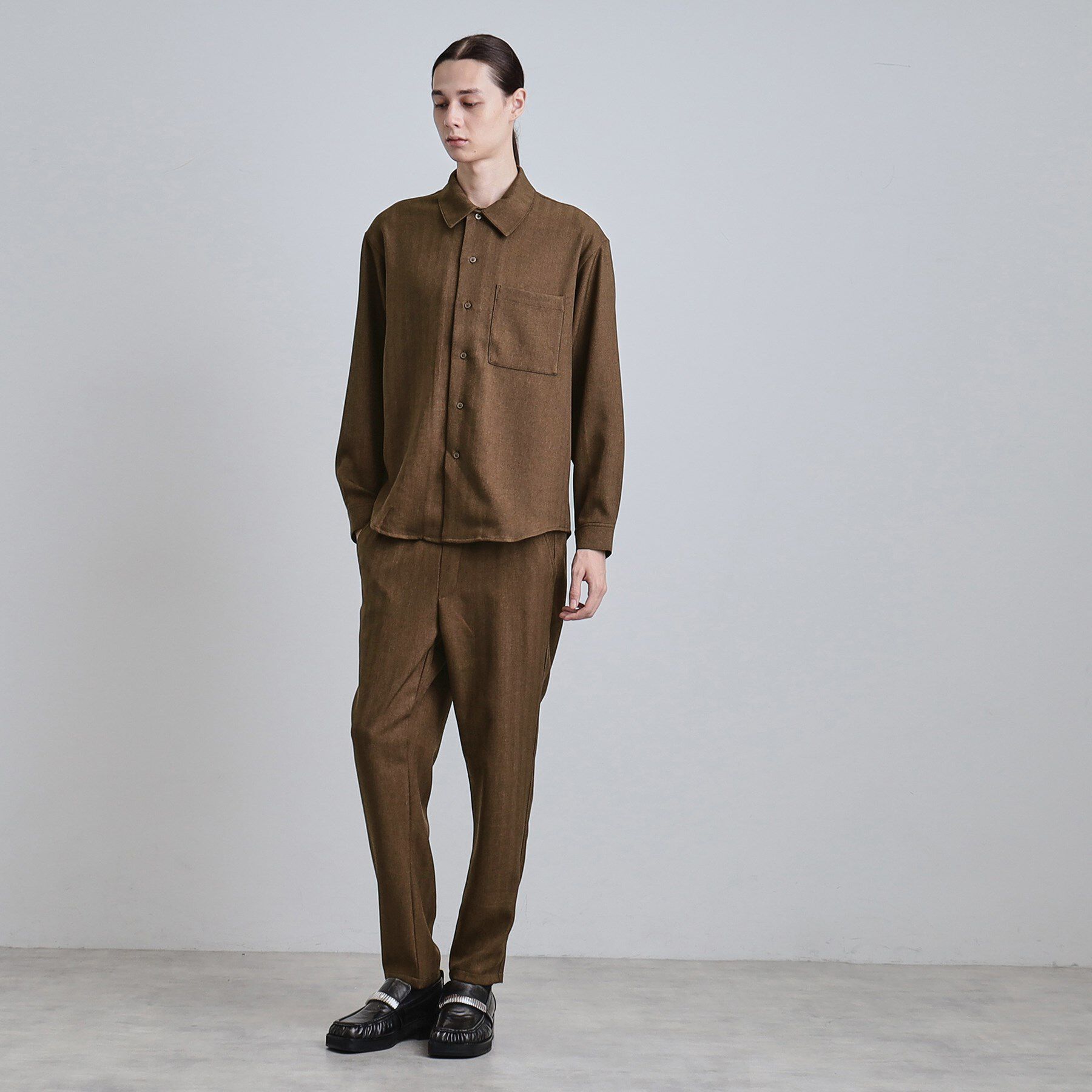 tk.TAKEO KIKUCHI「ウール調ヘリンボンイージーパンツ」|その他|