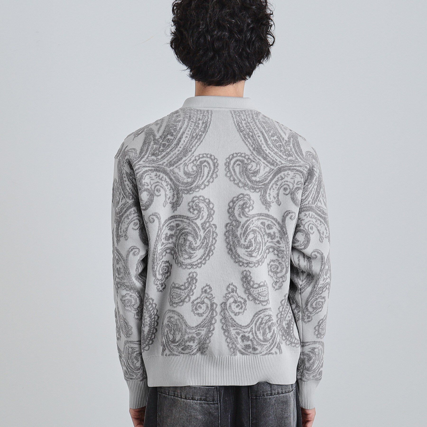 tk.TAKEO KIKUCHI「【洗える】ペイズリージップカーディガン」|カーディガン|