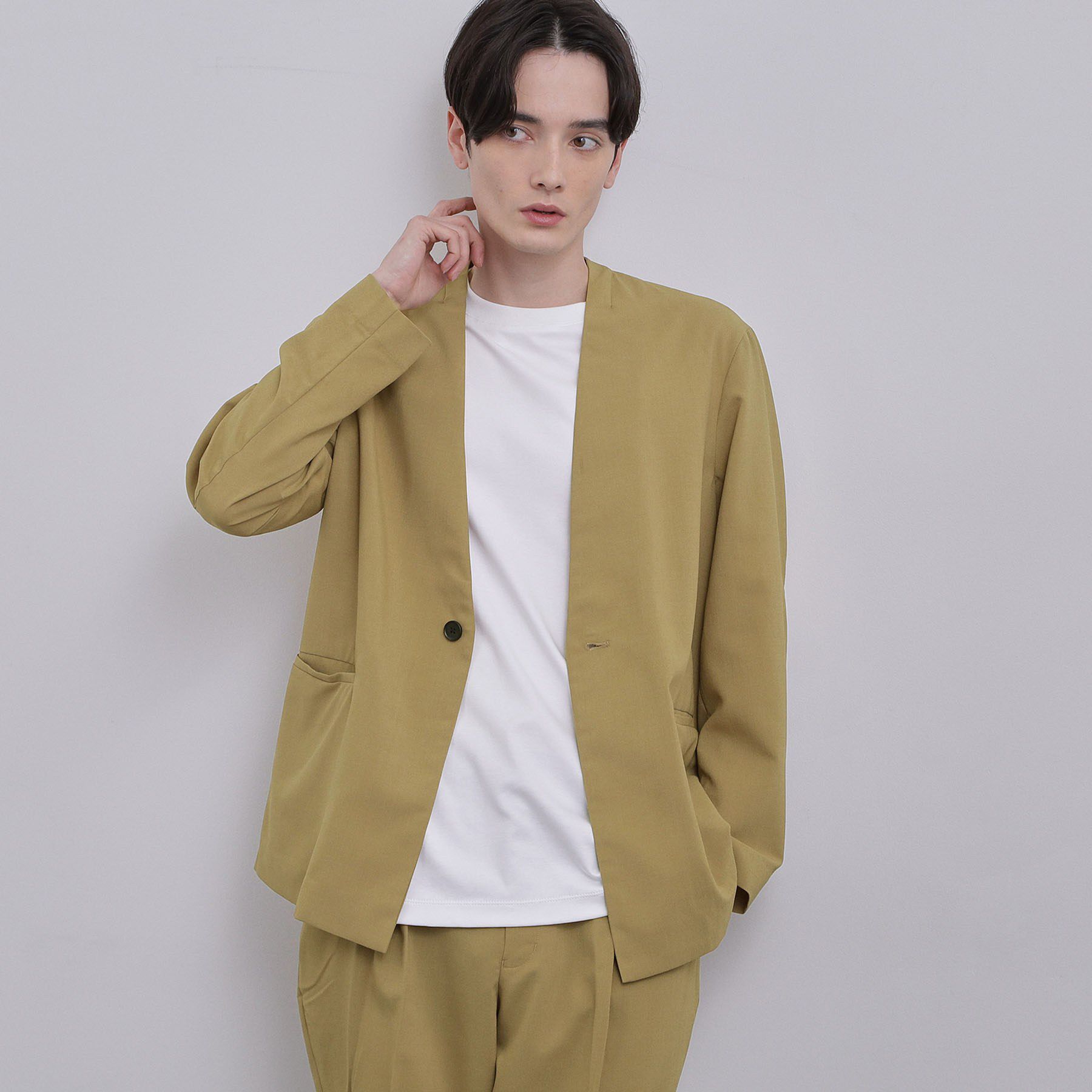 tk.TAKEO KIKUCHI「【上下2点セットアップ】AIRY DRY アソートセットアップ 吸水速乾/UVカット/マシーンウォッ」|スーツ|