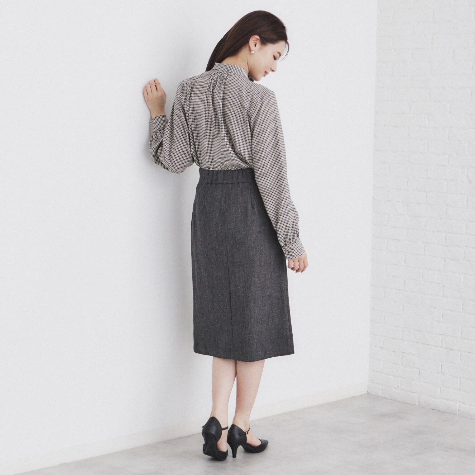 index「《5color/XS-LLsize》レイヤードボウタイブラウス【洗濯機洗い可/イージーアイロン】」|シャツ・ブラウス|