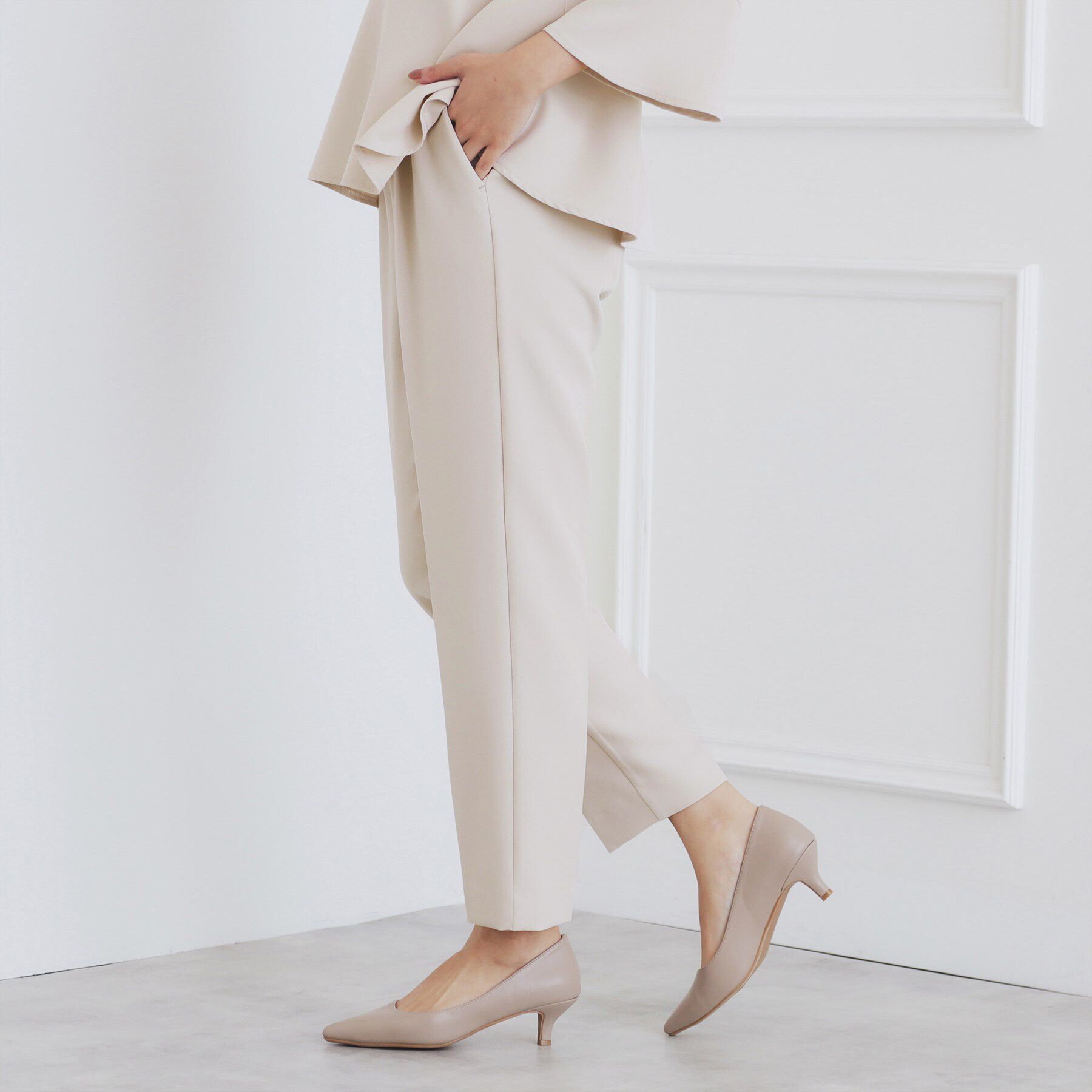 index「＜通勤・セレモニー/セットアップ対応＞ストレッチテーパードパンツ【洗濯機洗い可/イージーアイロン】」|その他|