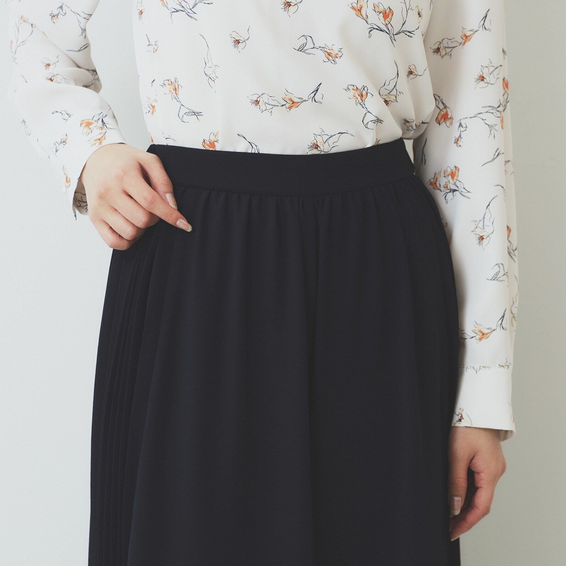 index「サイドプリーツフレアパンツ【洗濯機洗い可】」|その他|