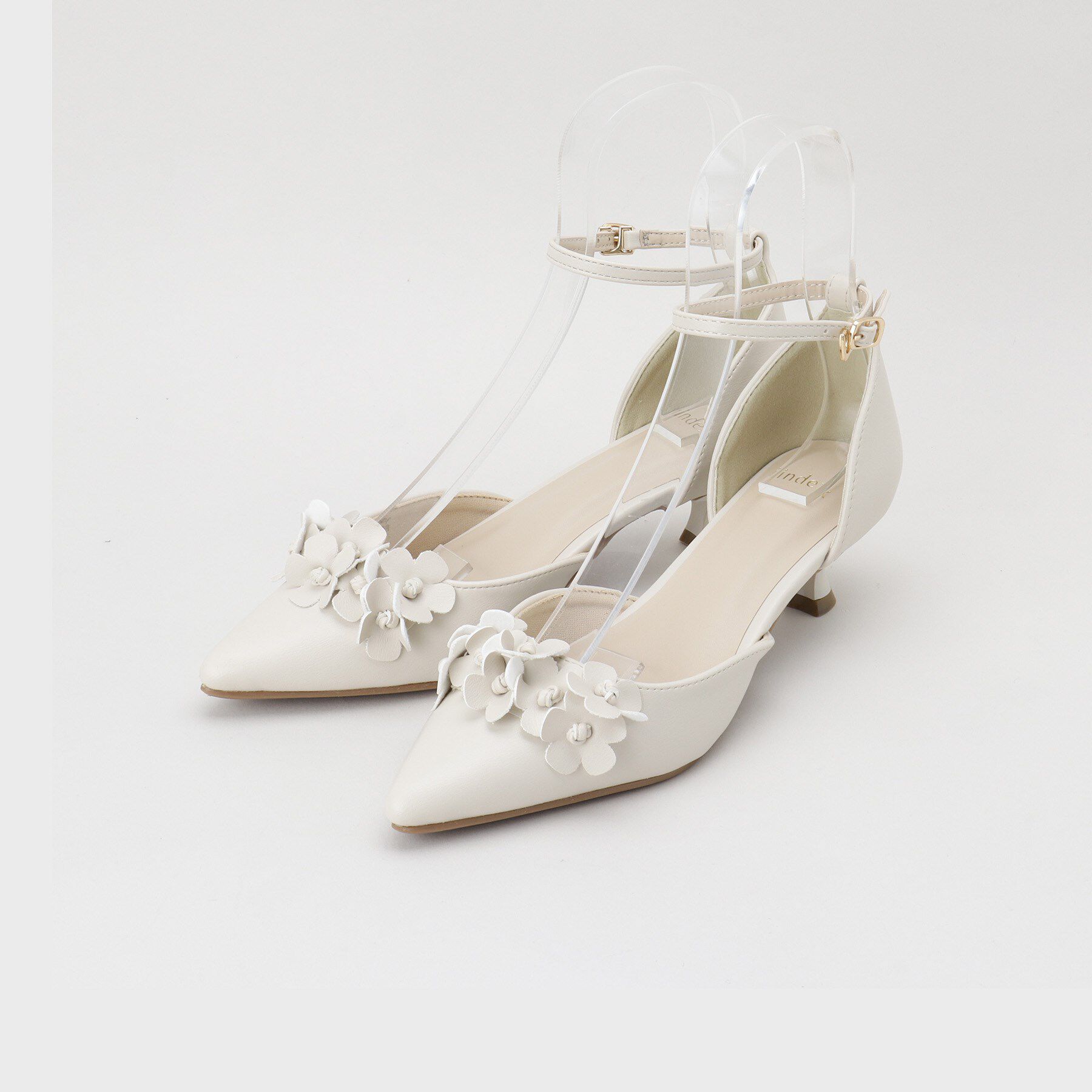 index「フラワーセパレートパンプス」|パンプス|オフホワイト(003