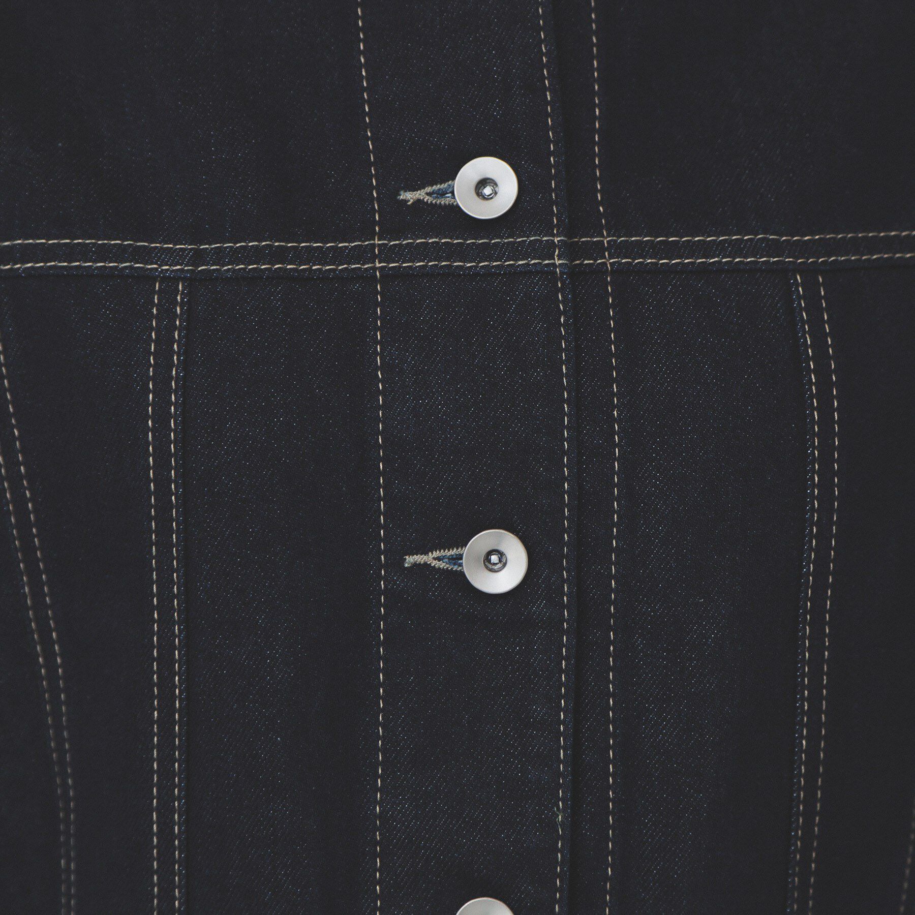 index「ノーカラーGジャン【洗濯機洗い可】」|デニムジャケット|