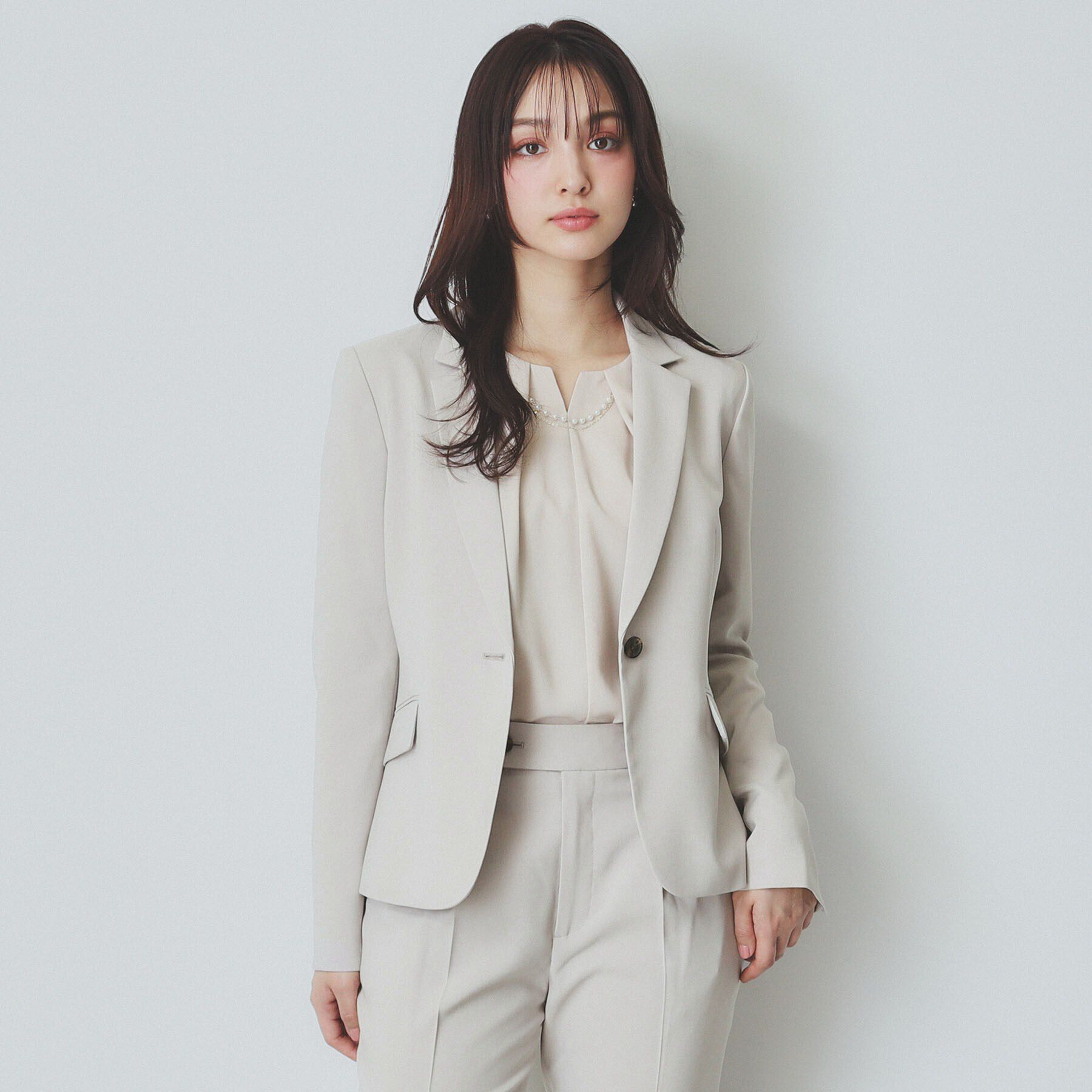 index「ドライタッチストレッチテーラードジャケット//セットアップ対応【洗濯機洗い可/イージーアイロン】」|テーラードジャケット|