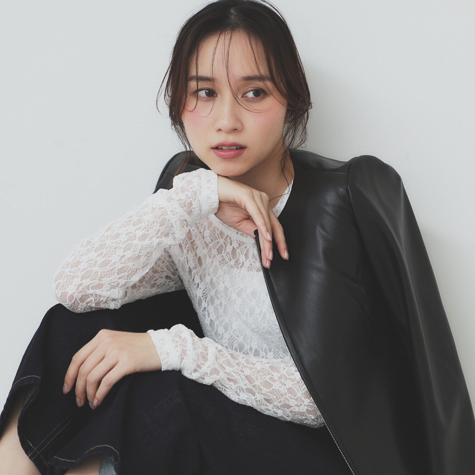 index「シアーフラワーストレッチトップス【洗濯機洗い可】」|Tシャツ・カットソー|