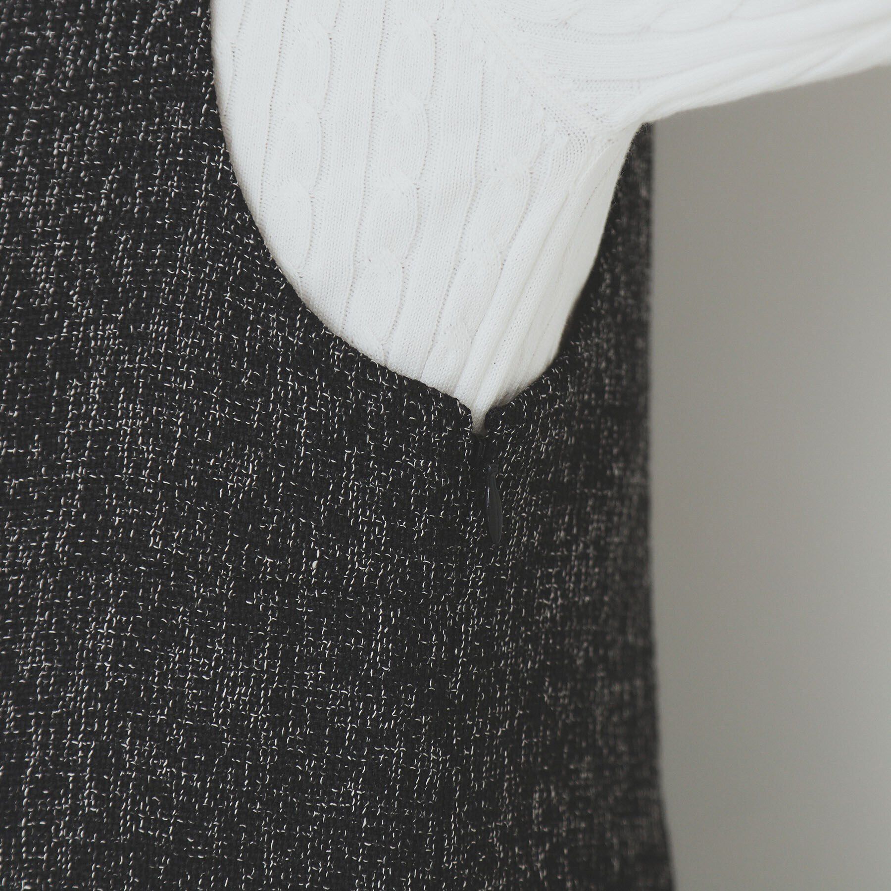 index「サマーツイードジャンパースカート【洗濯機洗い可/イージーアイロン】」|ワンピース|