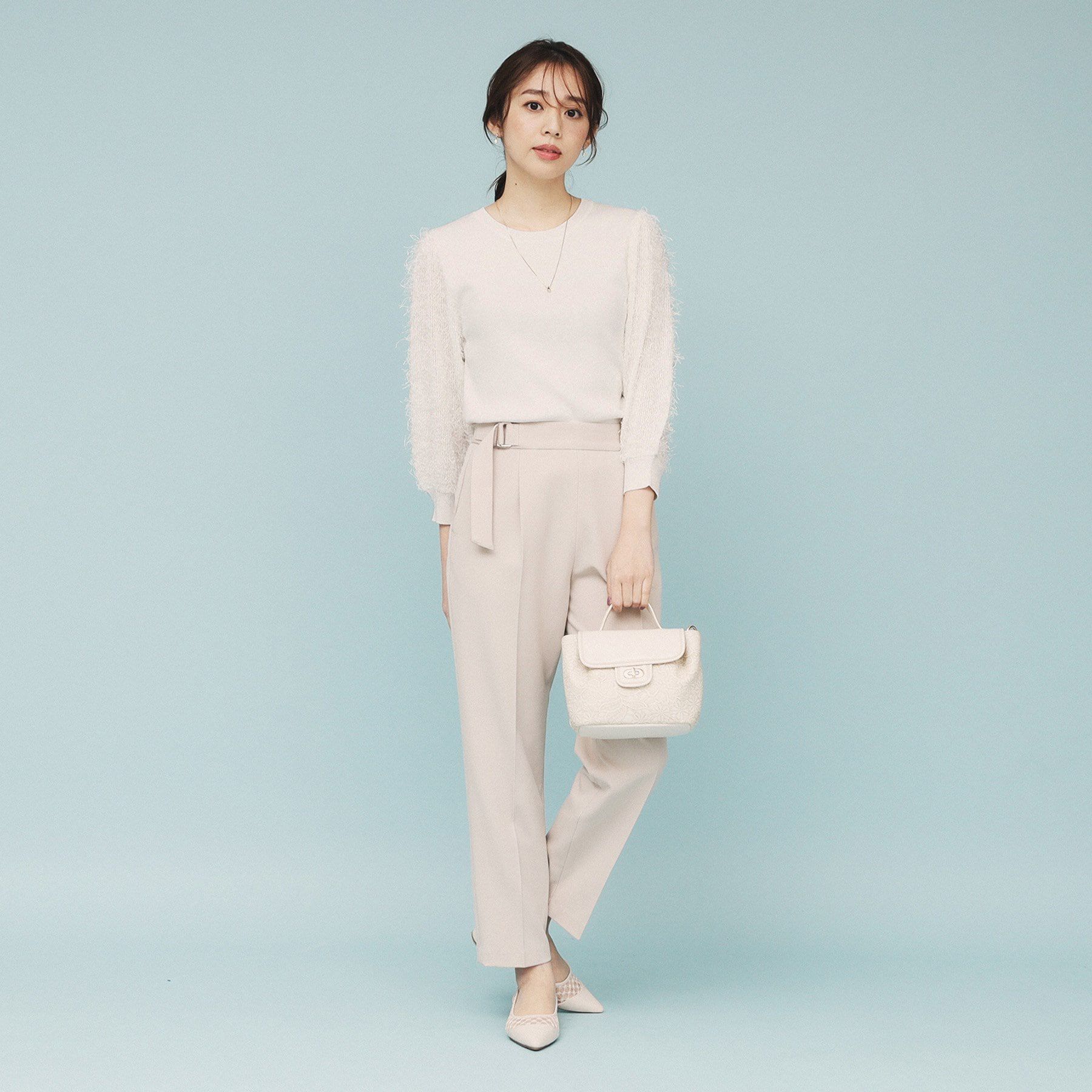 index「ドッキングシャギーニット【洗濯機洗い可】」|ニット・セーター|