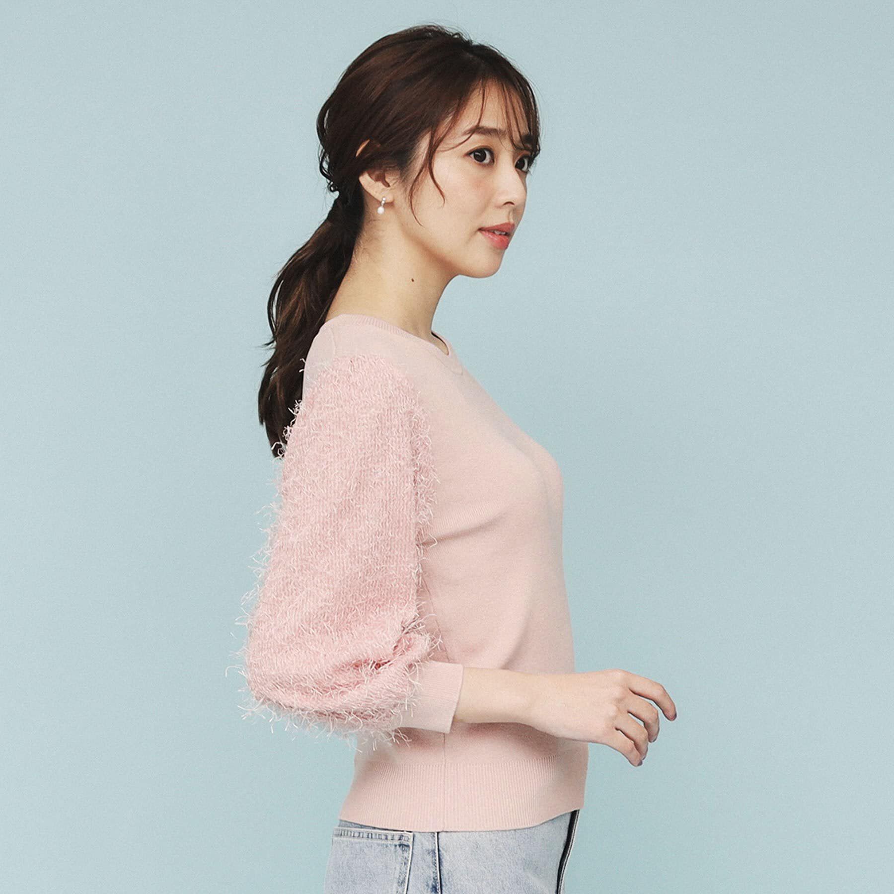 index「ドッキングシャギーニット【洗濯機洗い可】」|ニット・セーター|