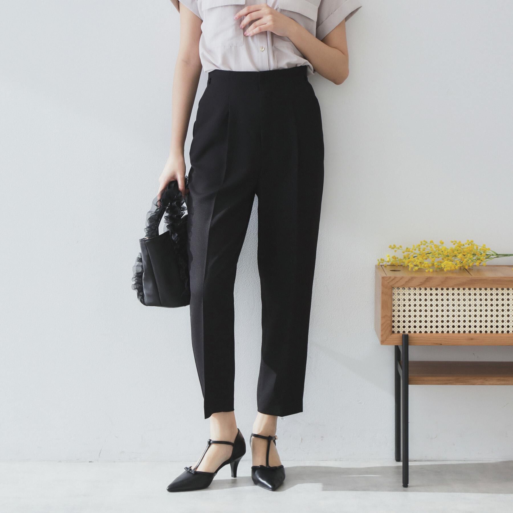 index「ストレッチテーパードパンツ/セットアップ対応可【洗濯機洗い可/イージーアイロン/抗ピル】」|その他|