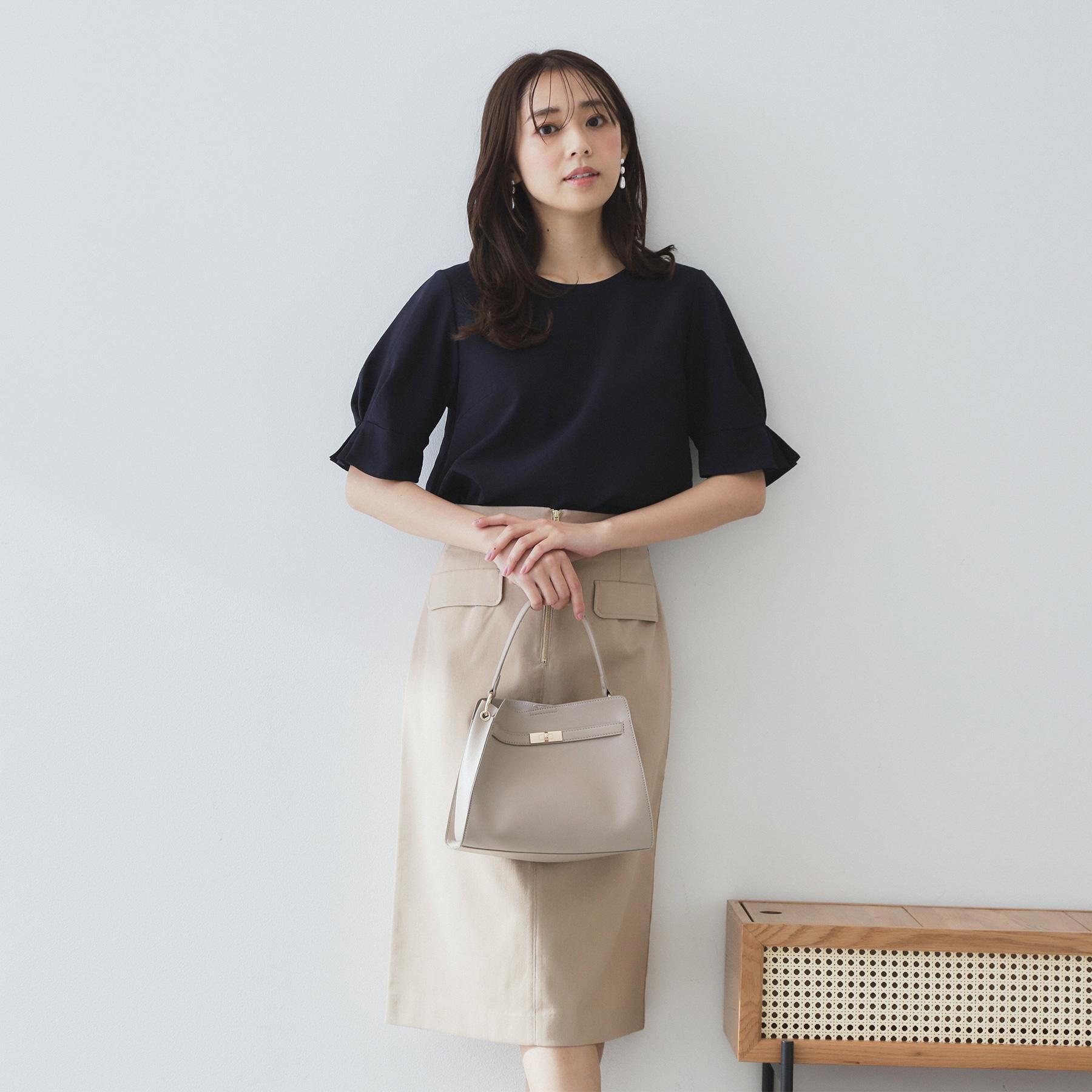 index「《8色展開/XS-LLサイズ》タックパフスリーブブラウス【洗濯機洗い可/吸水速乾/防シワ/抗ピル】」|シャツ・ブラウス|