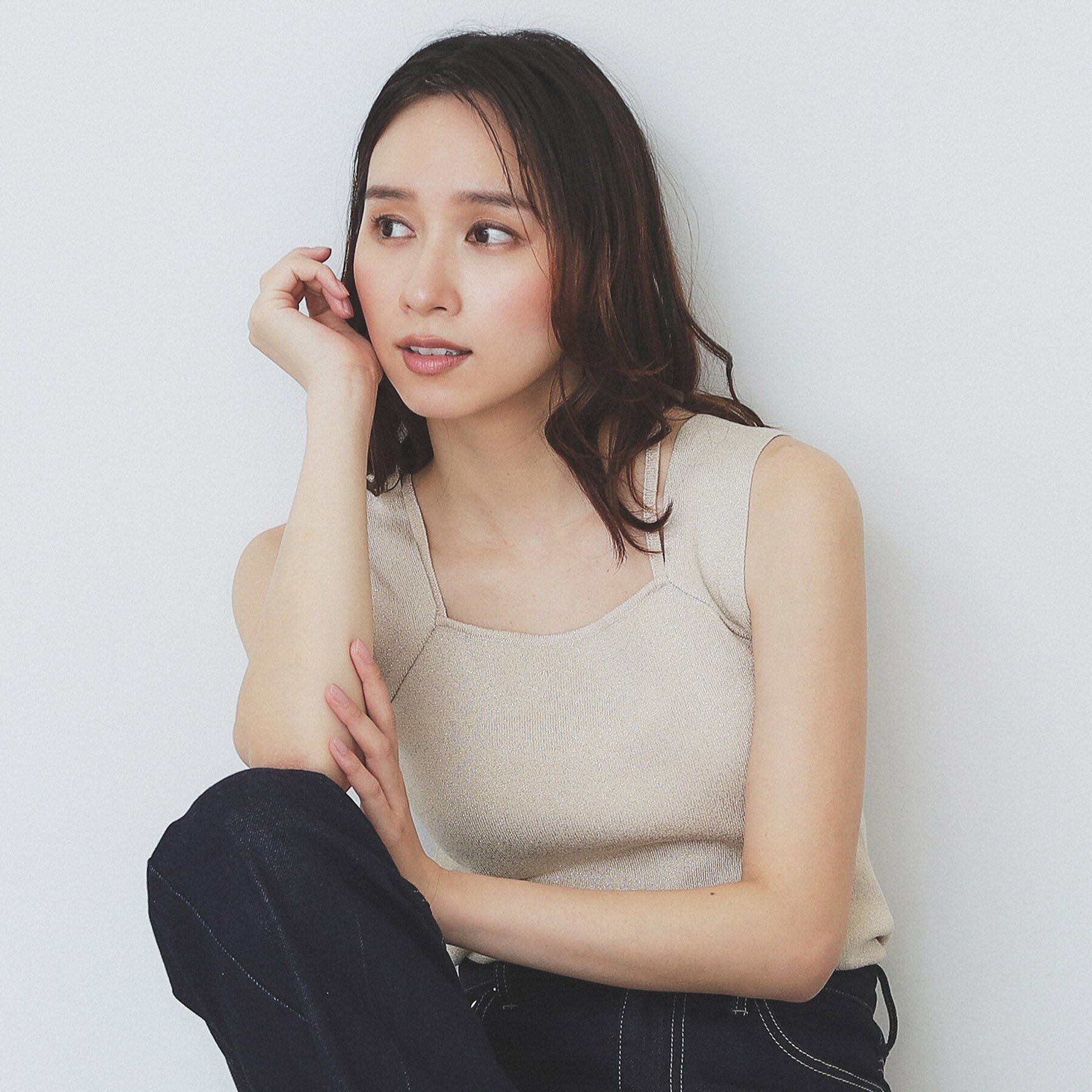 index「スクエアネックニットタンク【洗濯機洗い可】」|キャミソール|