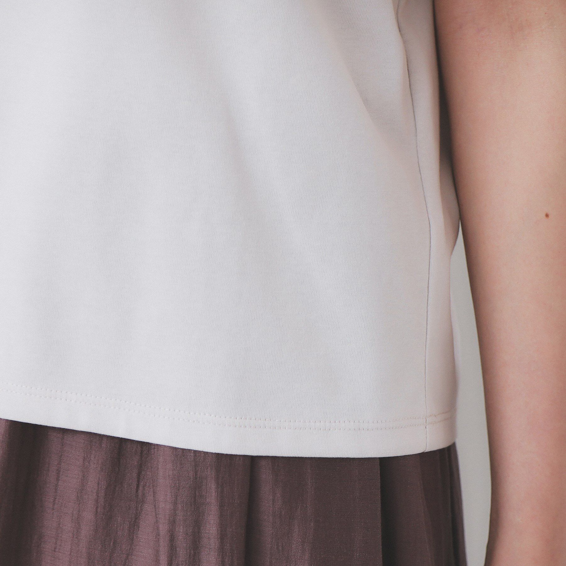 index「《7色展開/XS-LLサイズ》多機能タックスリーブトップス【汗ジミ防止/吸水速乾/接触冷感/UVケア」|Tシャツ・カットソー|