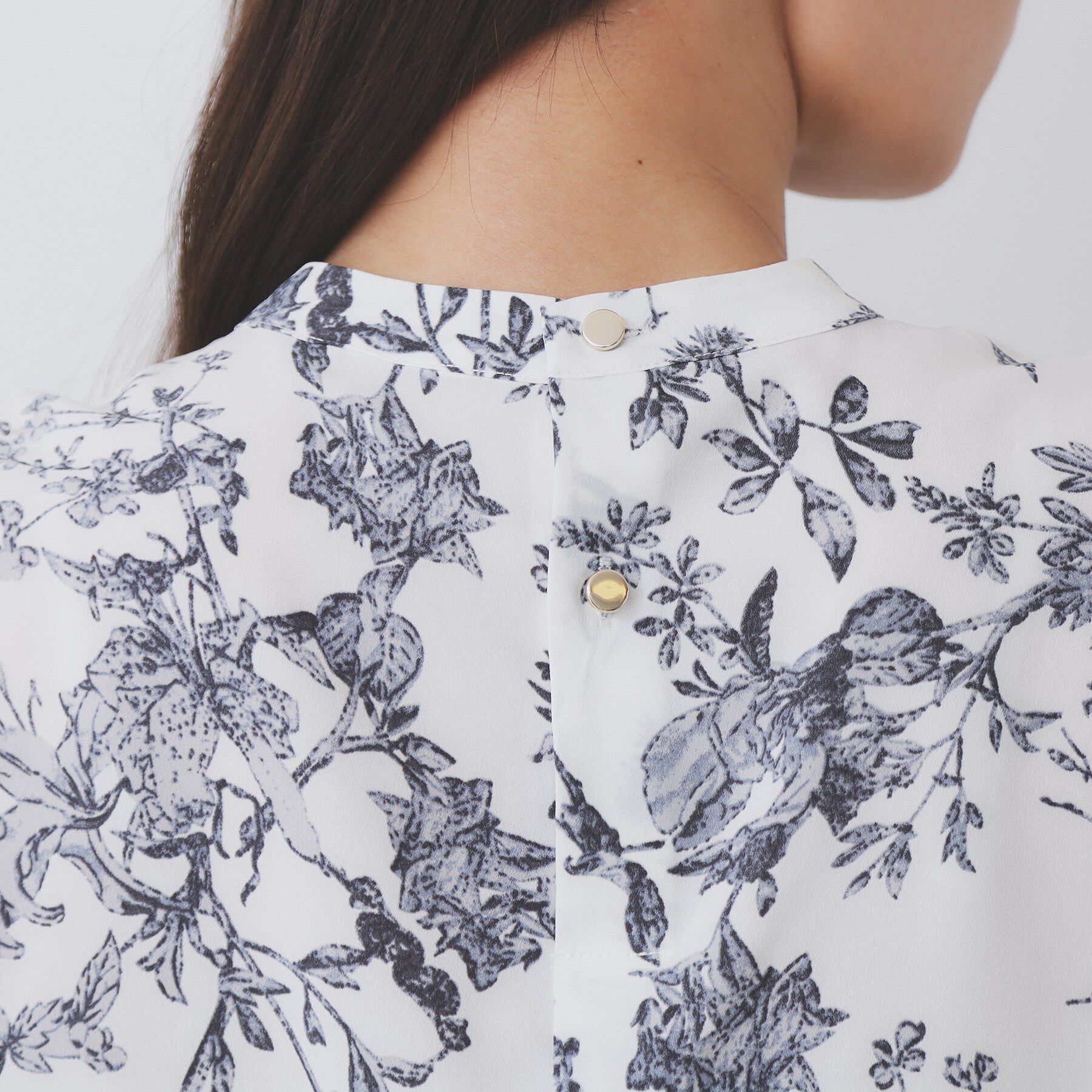 index「柄プリントピンタックブラウス【洗濯機洗い可/イージーアイロン/防シワ】」|シャツ・ブラウス|