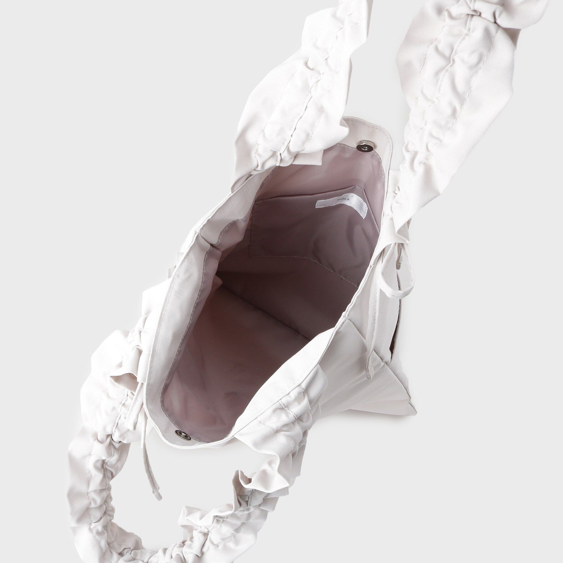 index「【A4サイズ収納可能】持ち手フリルトートバッグ」|トートバッグ|