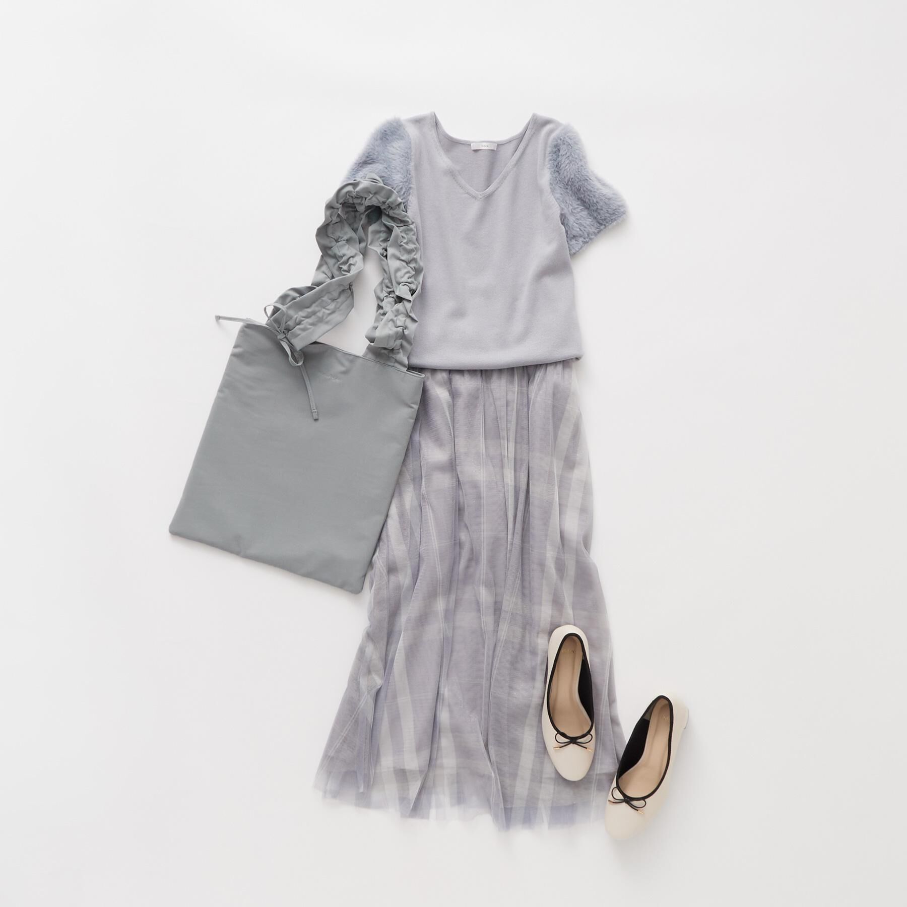 index「【A4サイズ収納可能】持ち手フリルトートバッグ」|トートバッグ|