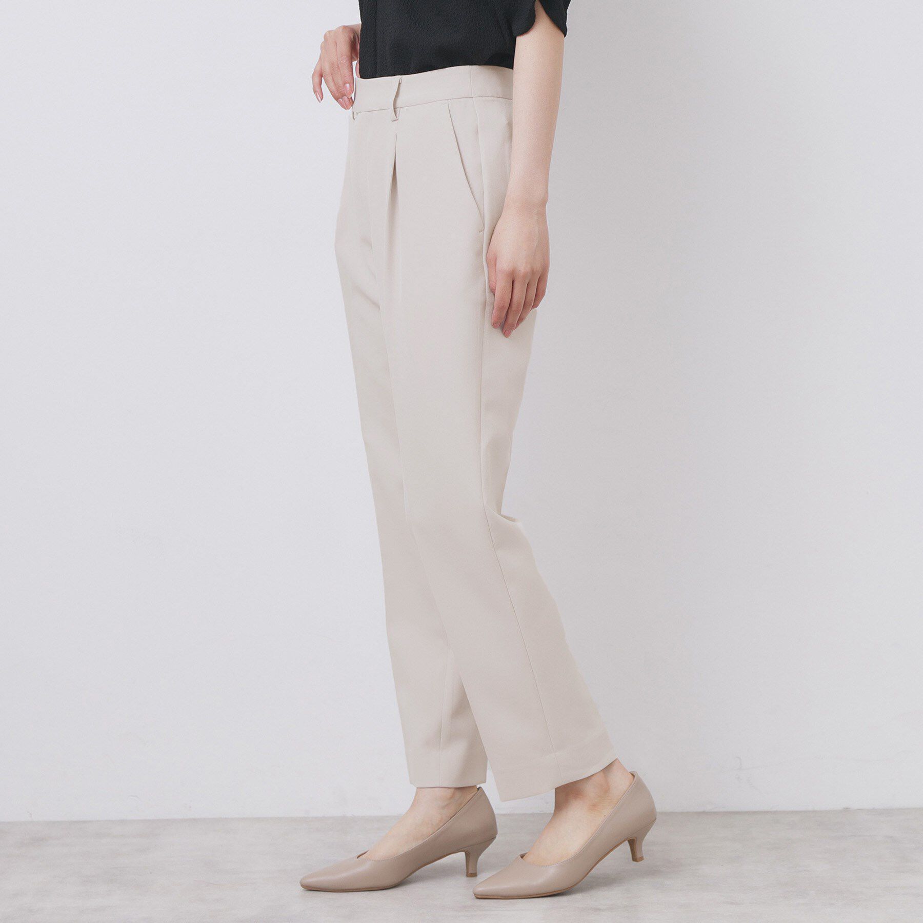 index「ストレッチテーパードパンツ/セットアップ対応【洗濯機洗い可/イージーアイロン/防シワ】」|その他|