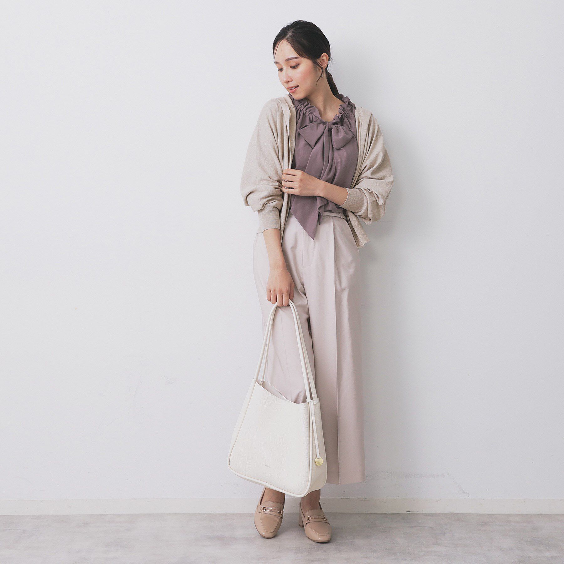 index「ドルマンジップラメパーカ【洗濯機OK】」|パーカー|