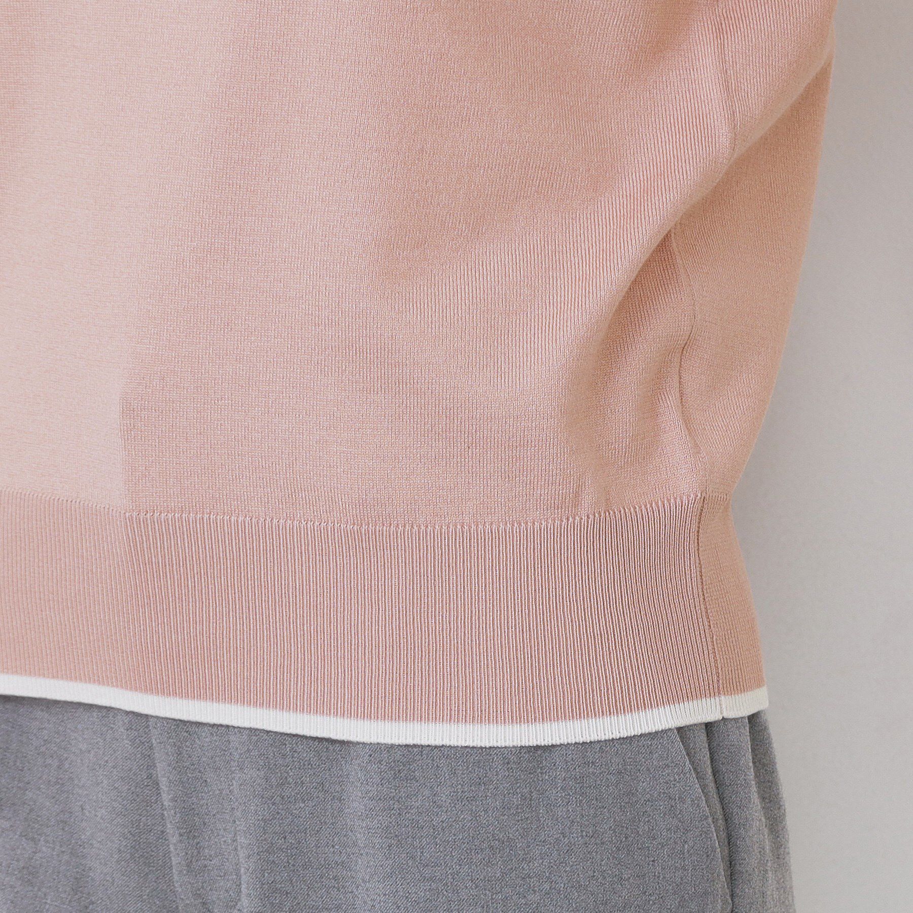 index「はしごリボンバイカラーニット【洗濯機OK】」|ニット・セーター|