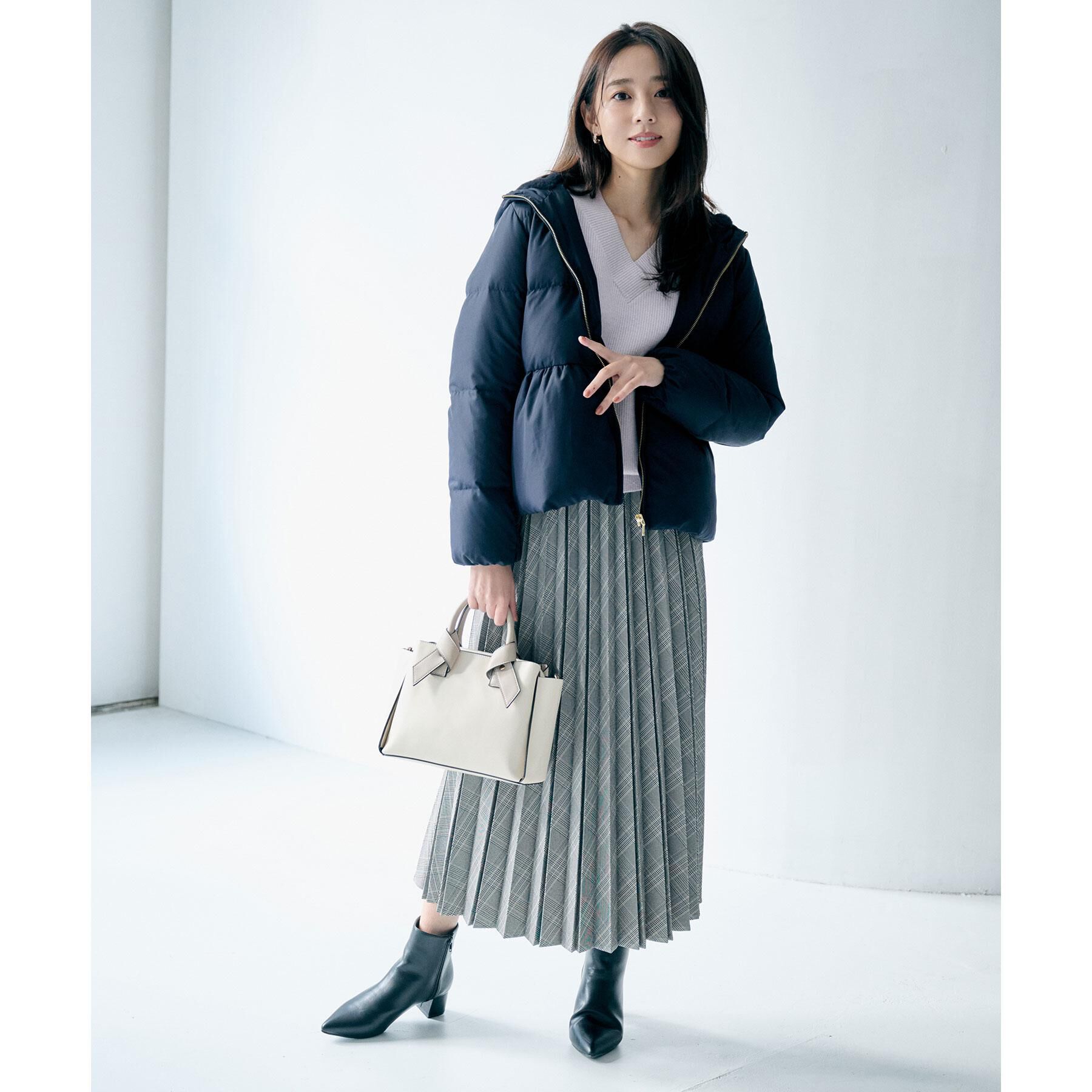 index「KAWADAダウンペプラムショートコート【撥水/洗濯機OK/静電気防止裏地】」|ダウン|