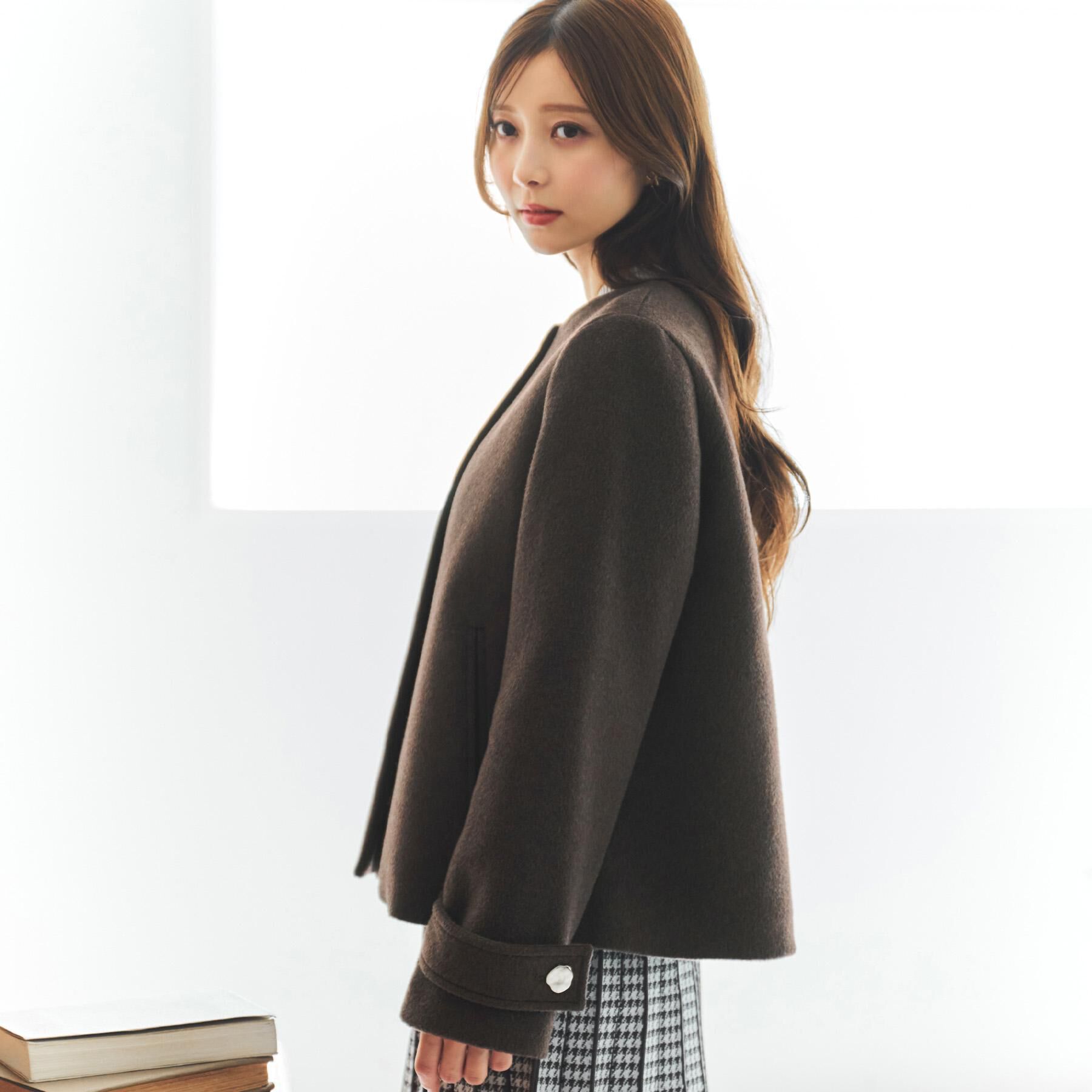 index「ノーカラーショートコート」|ノーカラーコート|