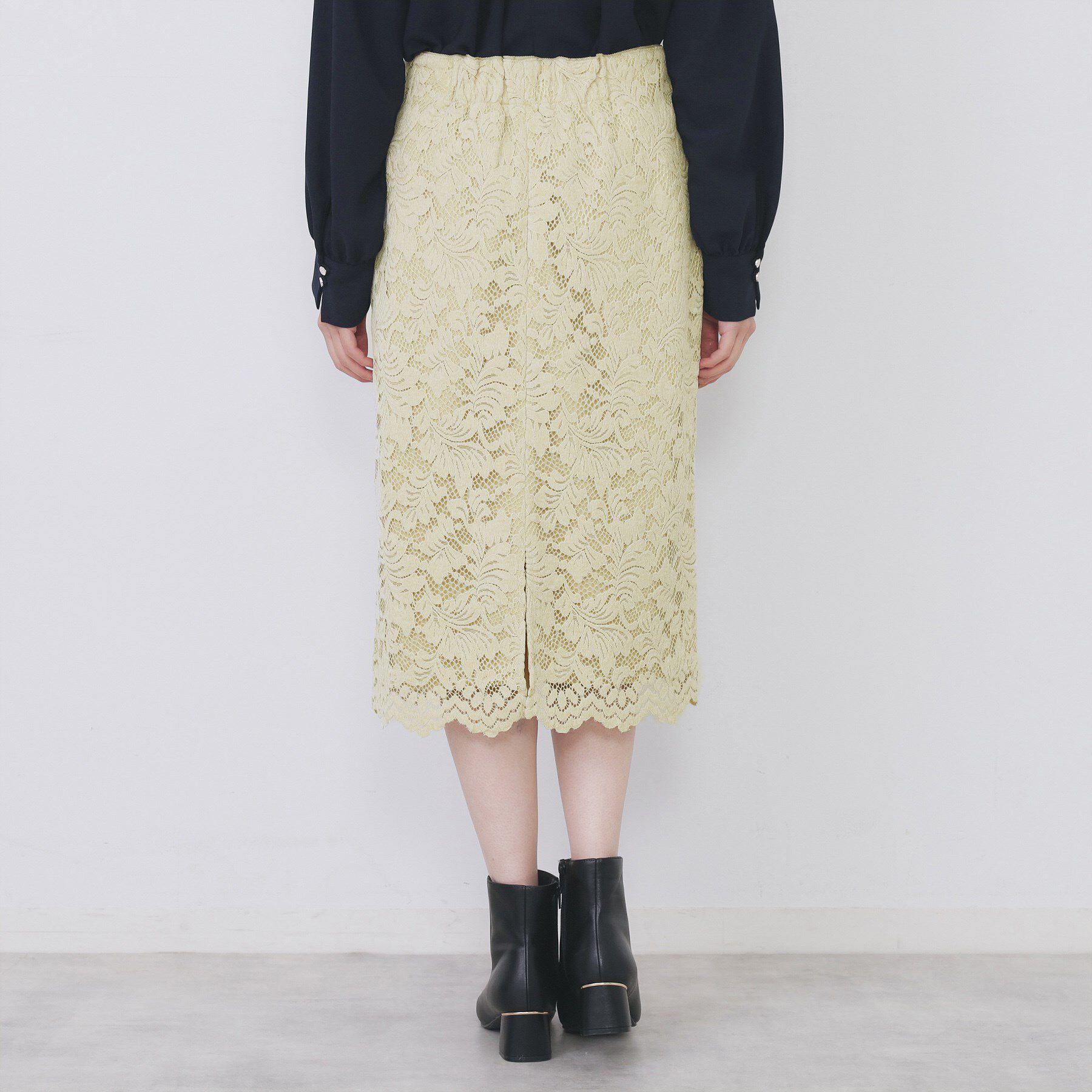 index「モールレースタイトスカート【洗濯機OK】」|スカート|