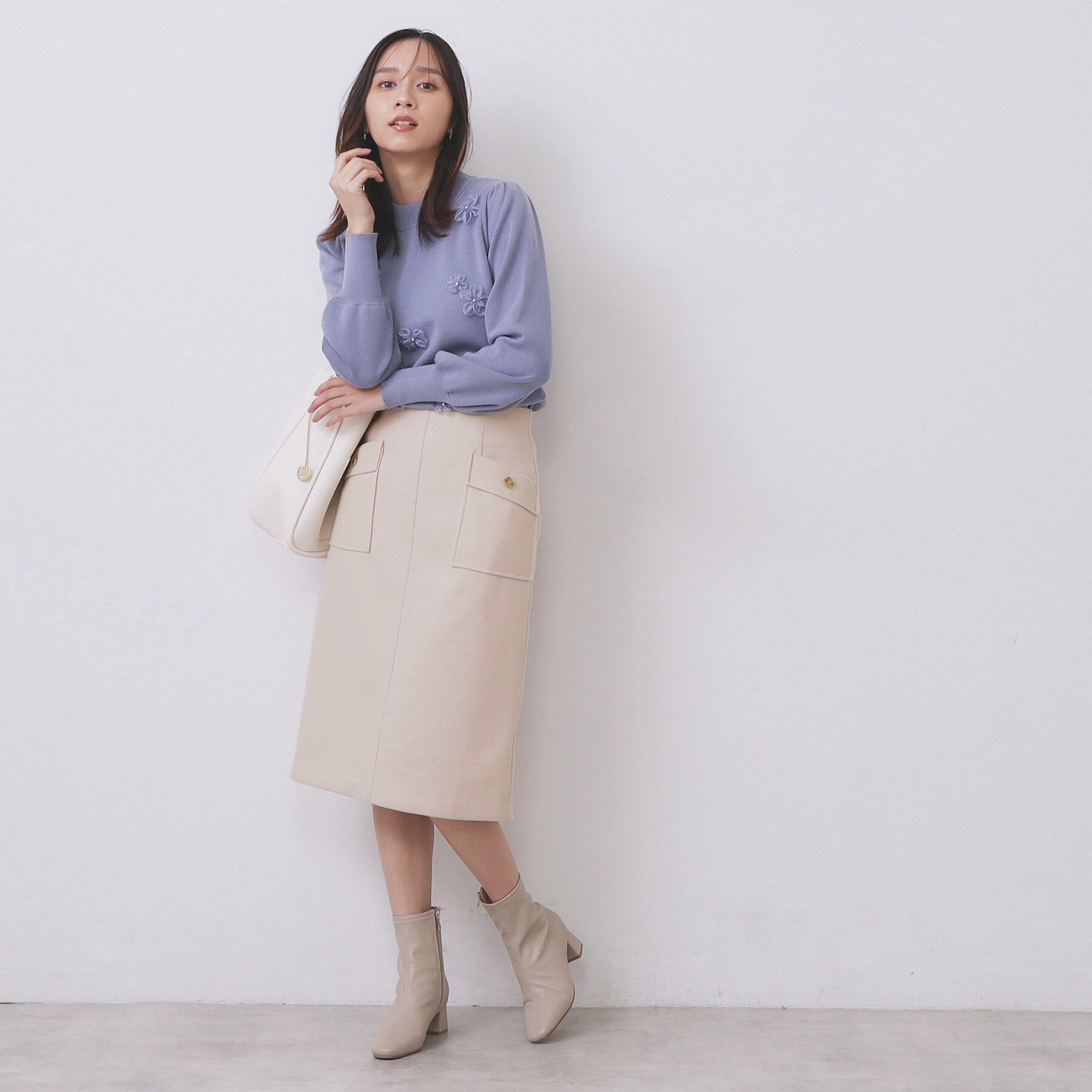 index「ポケットタイトスカート【洗濯機OK/イージーケア/防シワ】」|スカート|