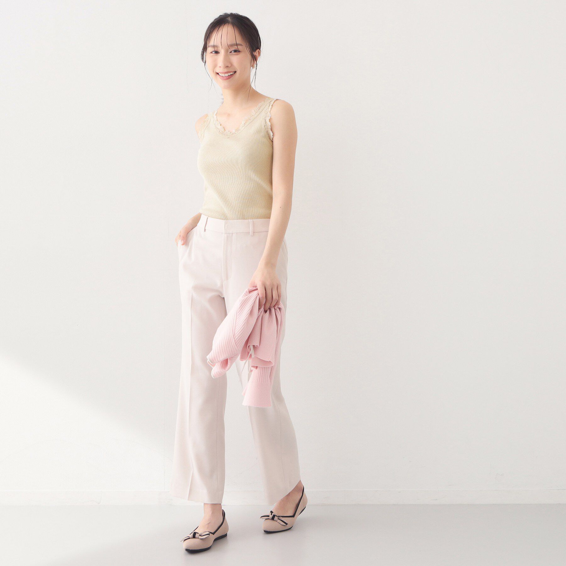 index「前後2way丸胴レースタンクラメアソート【洗濯機OK】」|キャミソール|