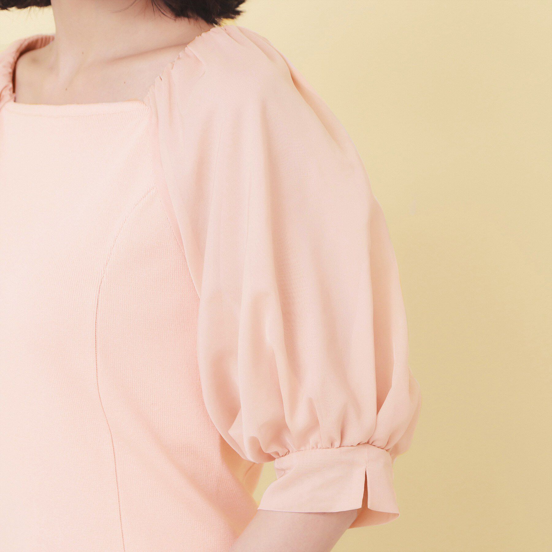 index「バルーンシアードッキングスクエアニット【洗濯機OK】」|ニット・セーター|