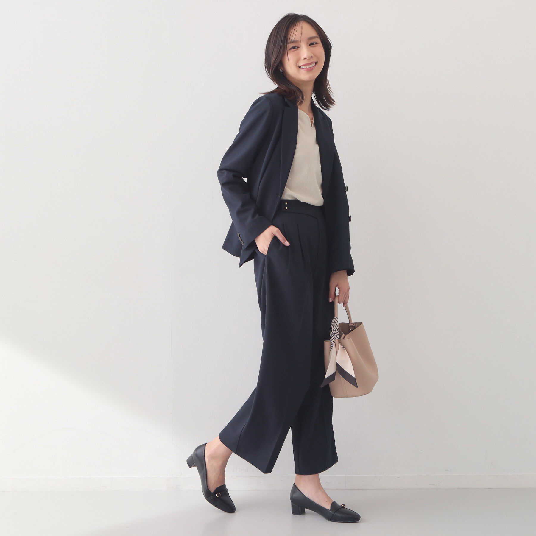 index「ストレッチ2タックワイドパンツ/セットアップ対応可【洗濯機OK/接触冷感/吸水速乾/防シワ】」|その他|