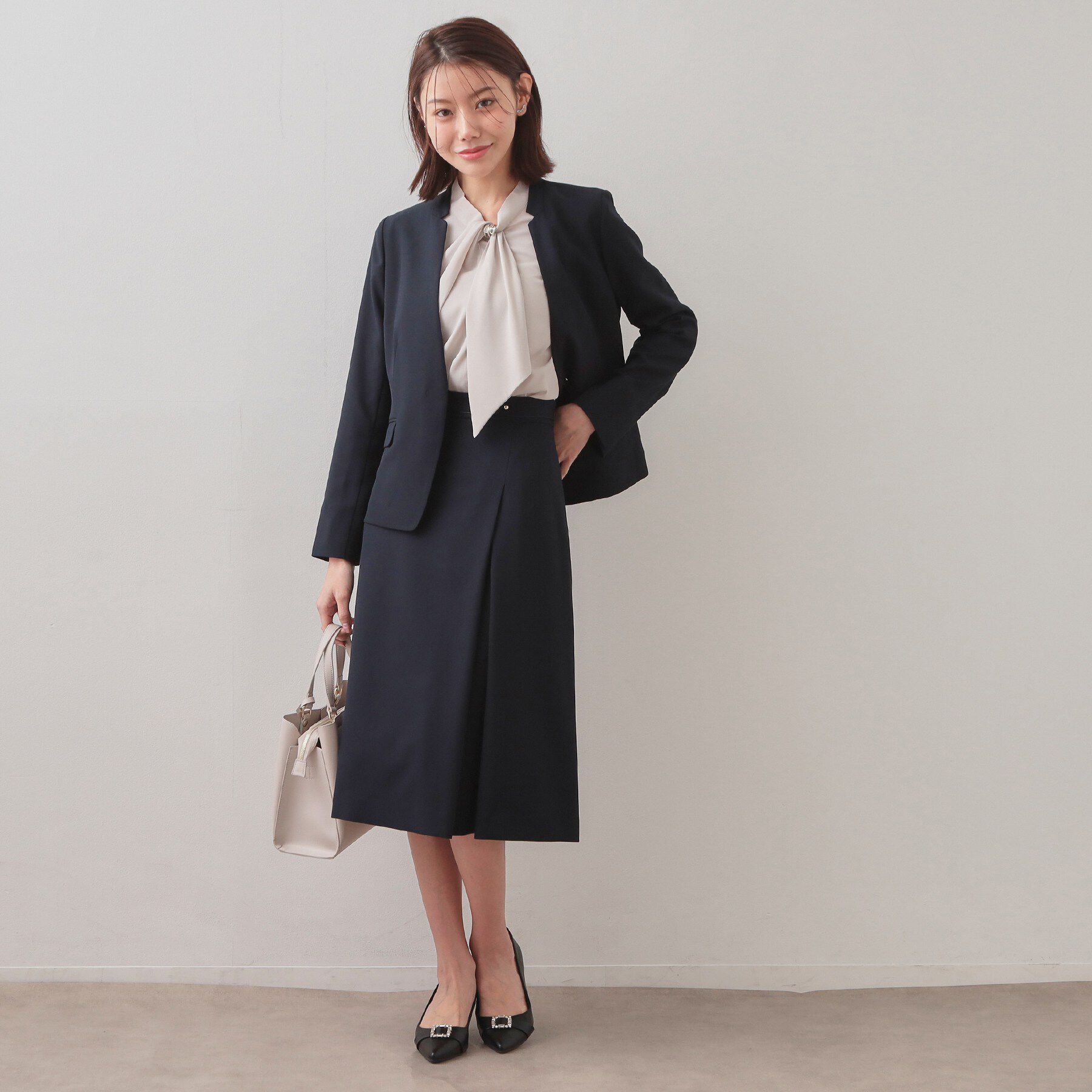 index「アシメタックAラインスカート/セットアップ対応可【洗濯機OK/防シワ】《XS～LL》」|スカート|