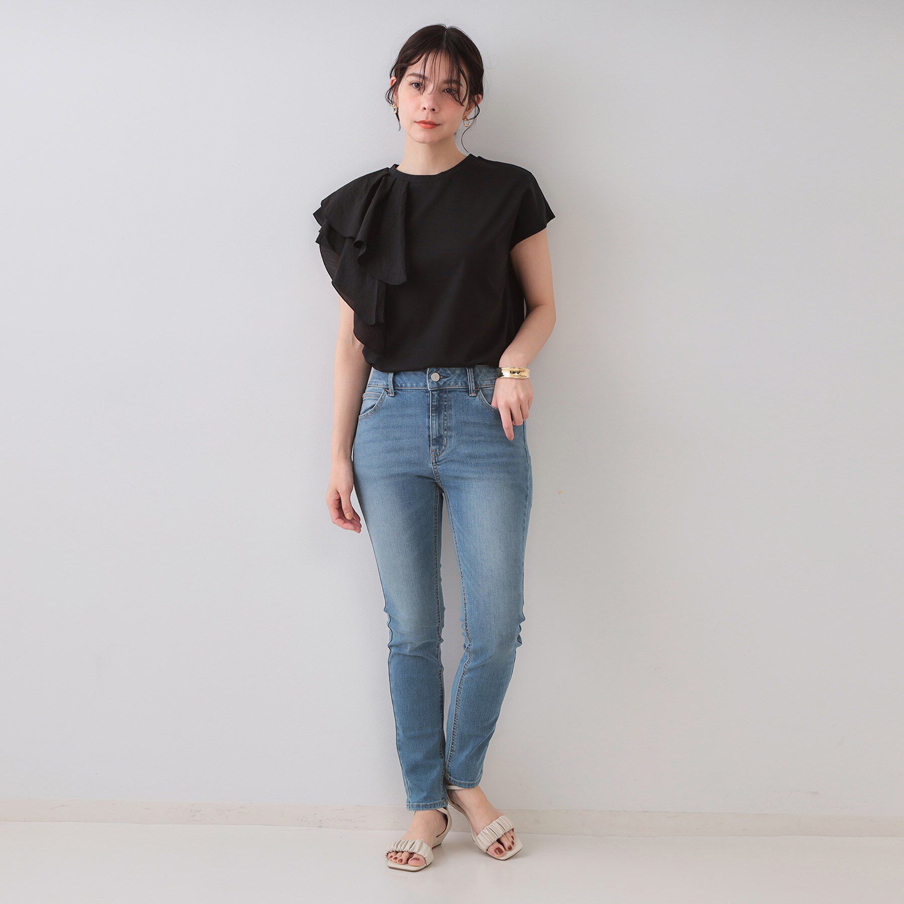 OPAQUE.CLIP「ストレッチスキニーパンツ」|その他|