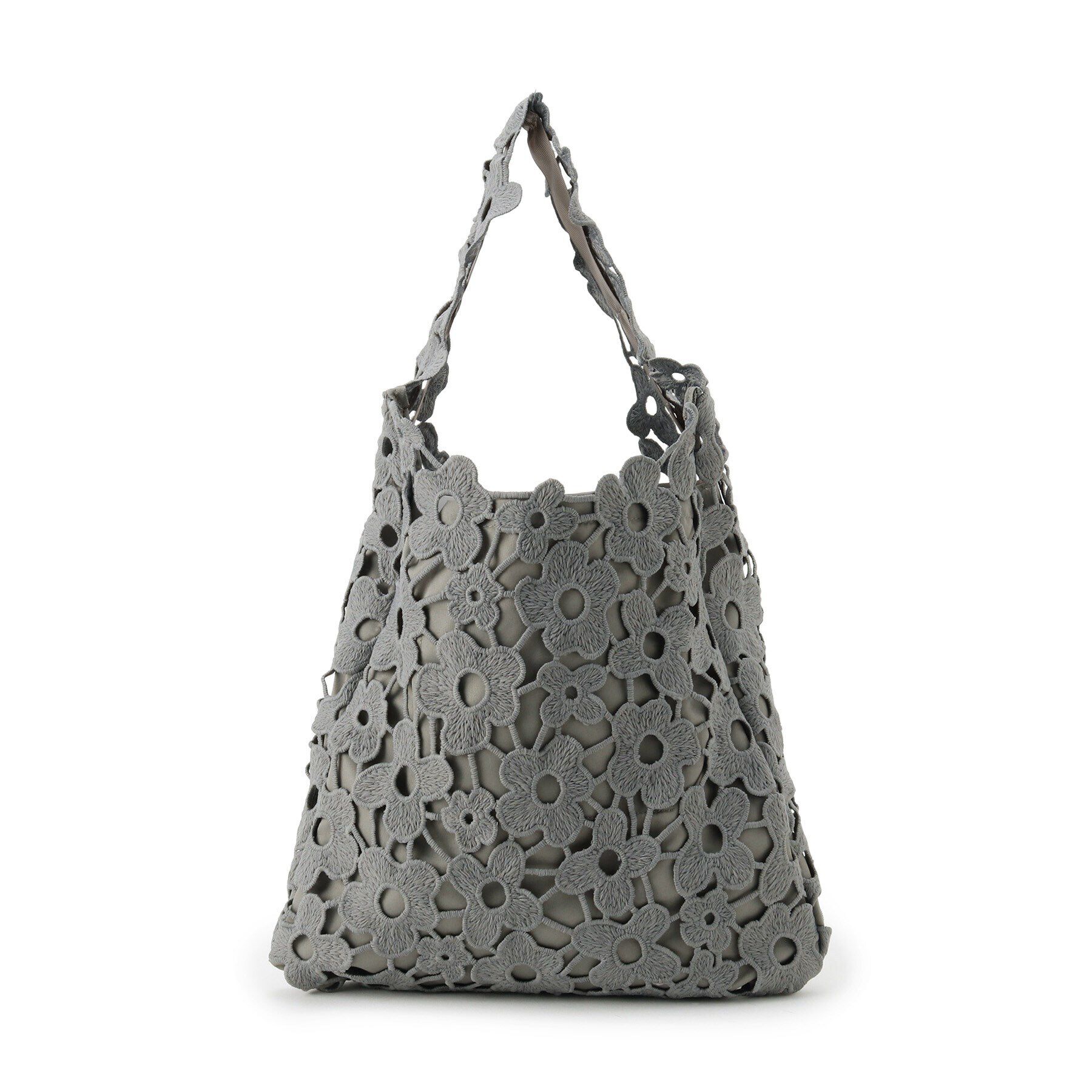 OPAQUE.CLIP「フラワーレーストートバッグ」|トートバッグ|