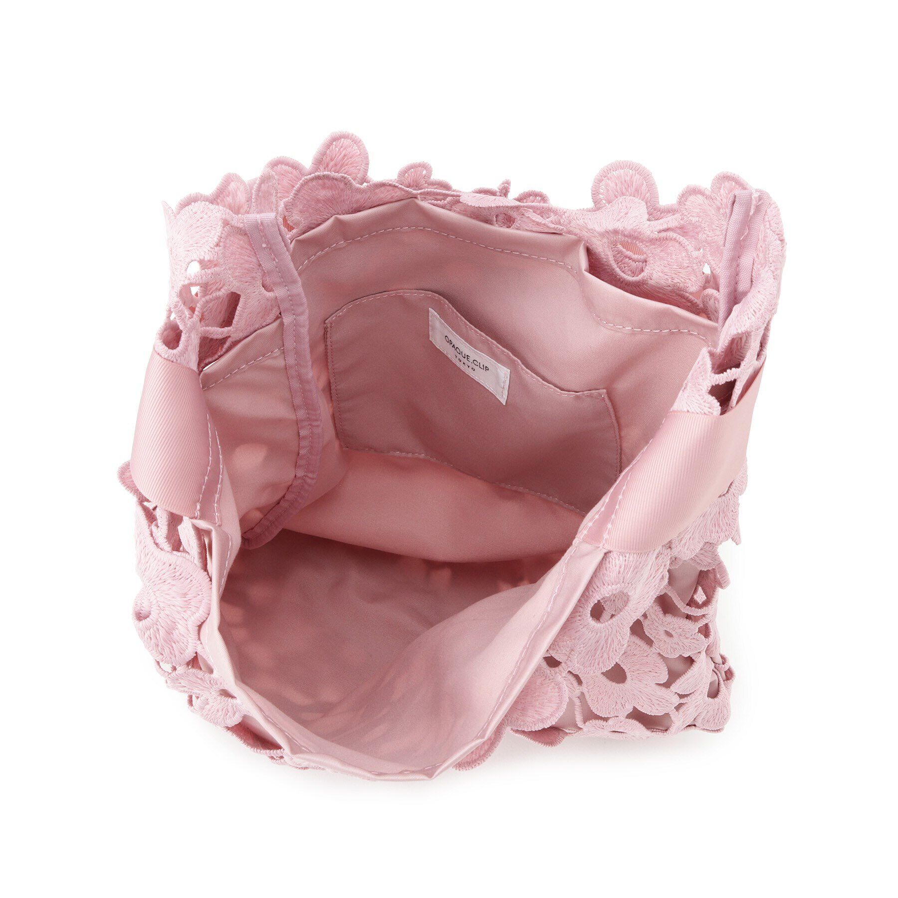 OPAQUE.CLIP「フラワーレーストートバッグ」|トートバッグ|