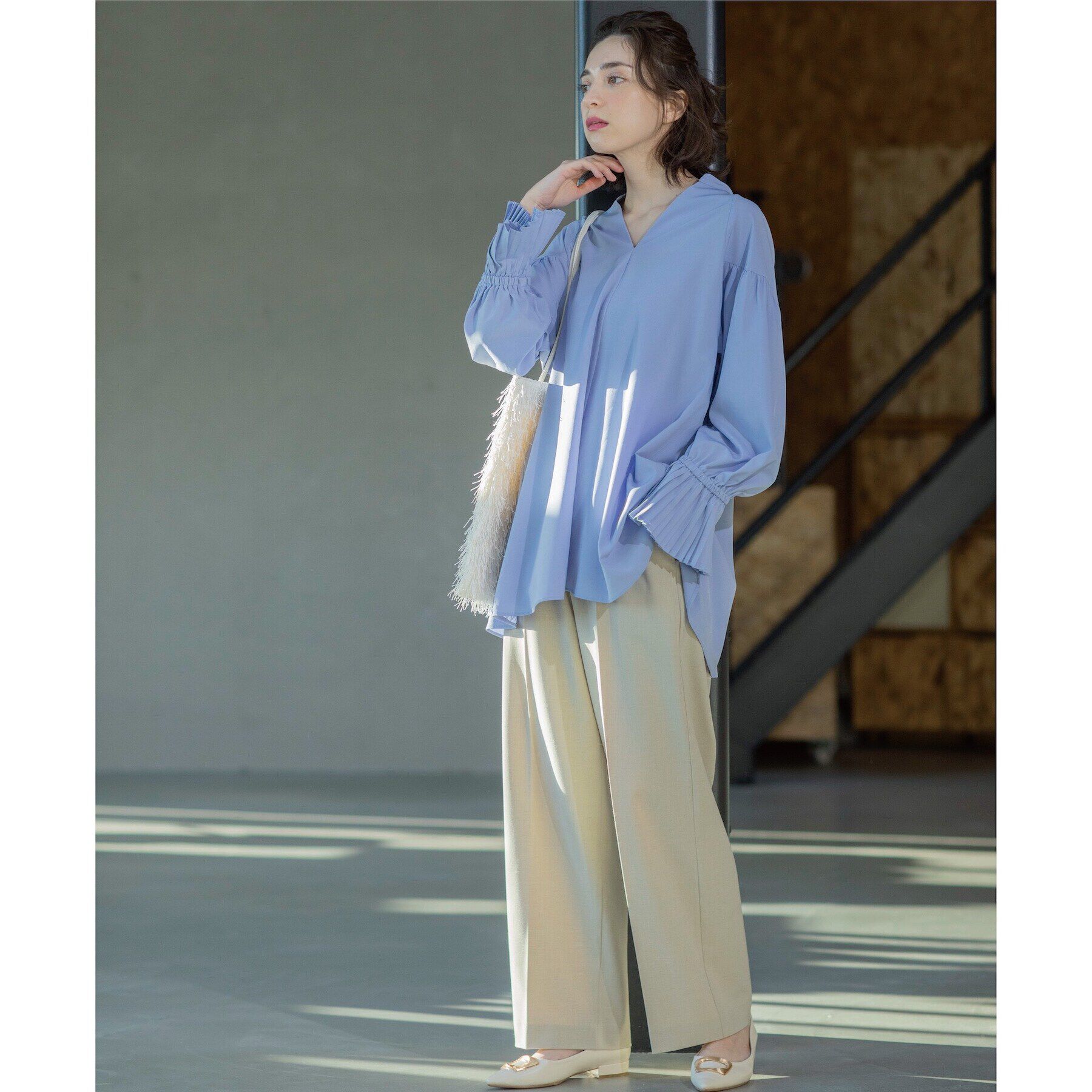 OPAQUE.CLIP「《S-LLsize》美脚ストレッチイージーワイドパンツ【洗濯機洗い可】」|その他|