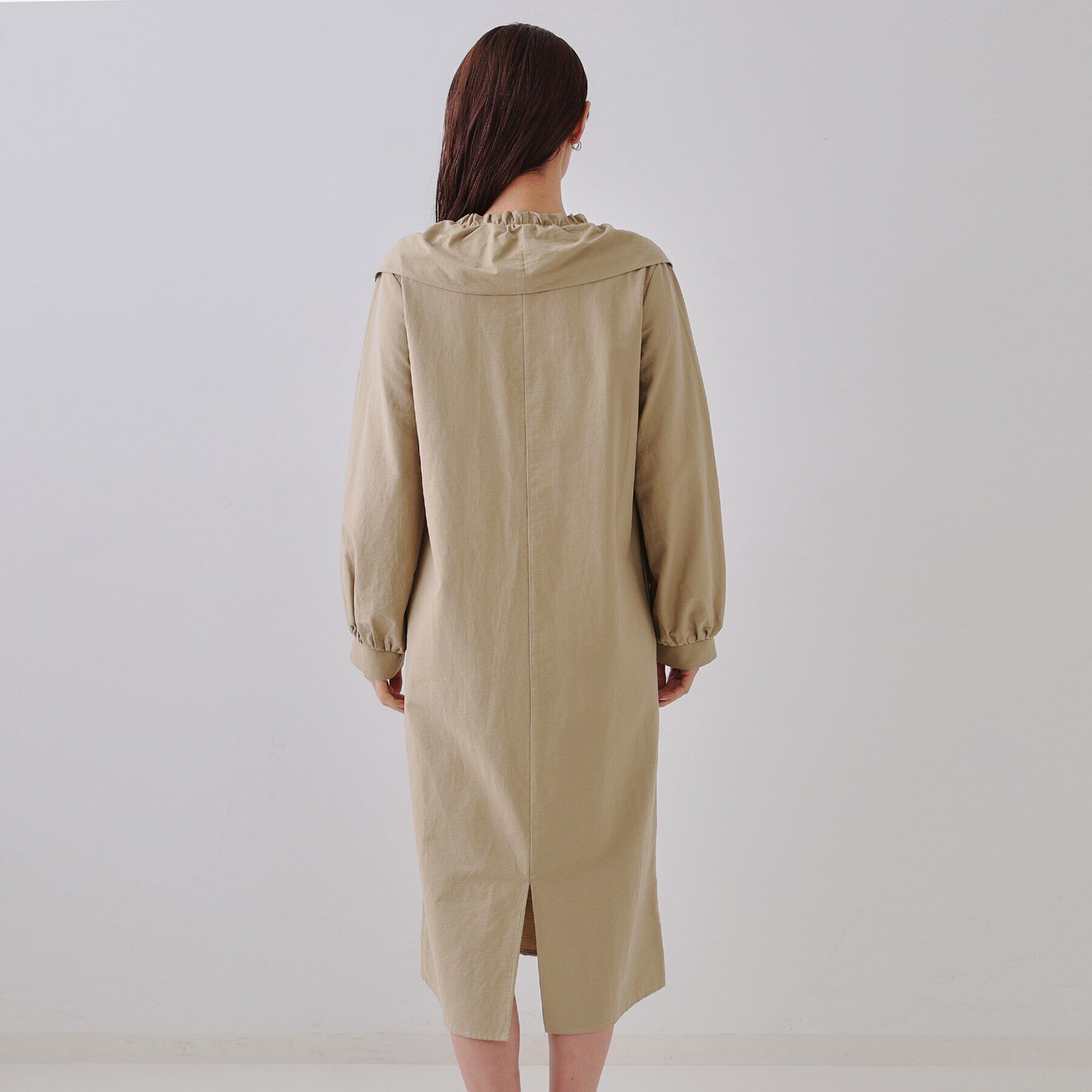 OPAQUE.CLIP「フリルデザインワンピース【洗濯機洗い可】」|ワンピース|