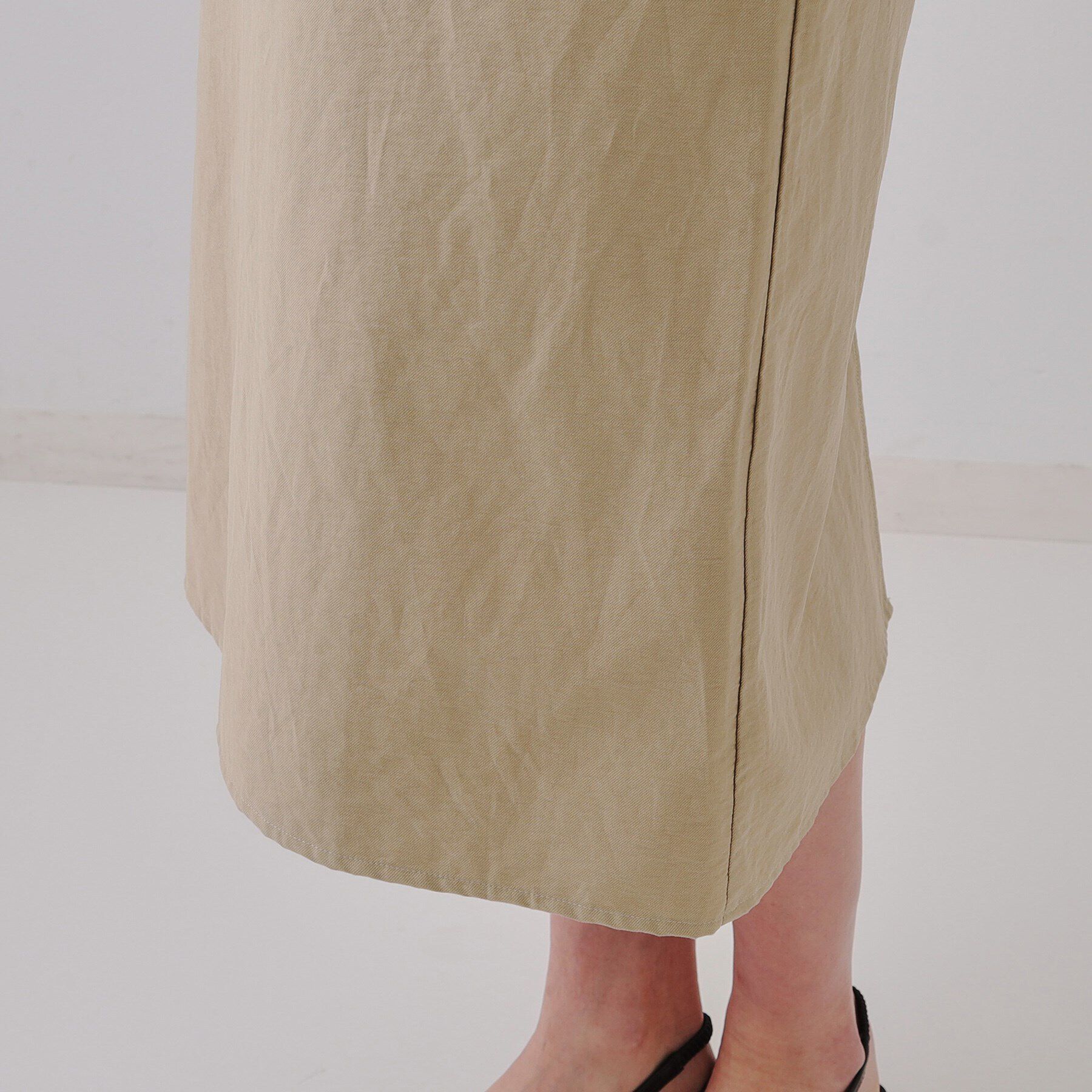 OPAQUE.CLIP「フリルデザインワンピース【洗濯機洗い可】」|ワンピース|