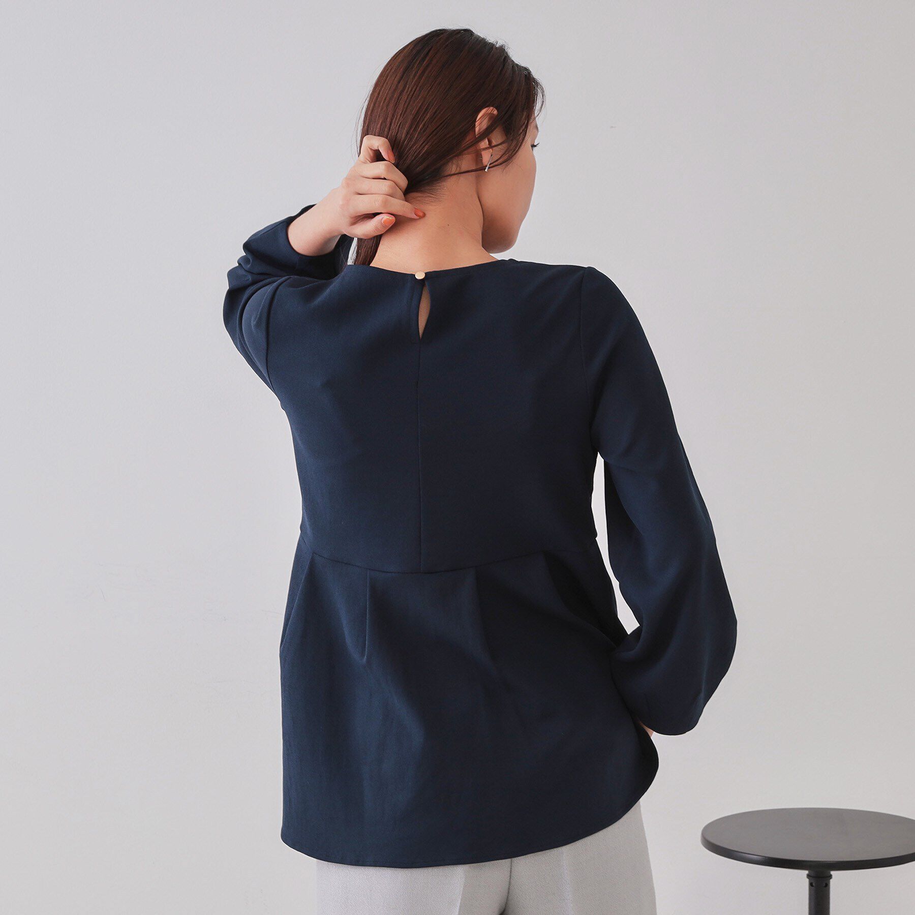 OPAQUE.CLIP「ペプラムトップス【UV/吸水速乾/洗濯機洗い可】」|Tシャツ・カットソー|