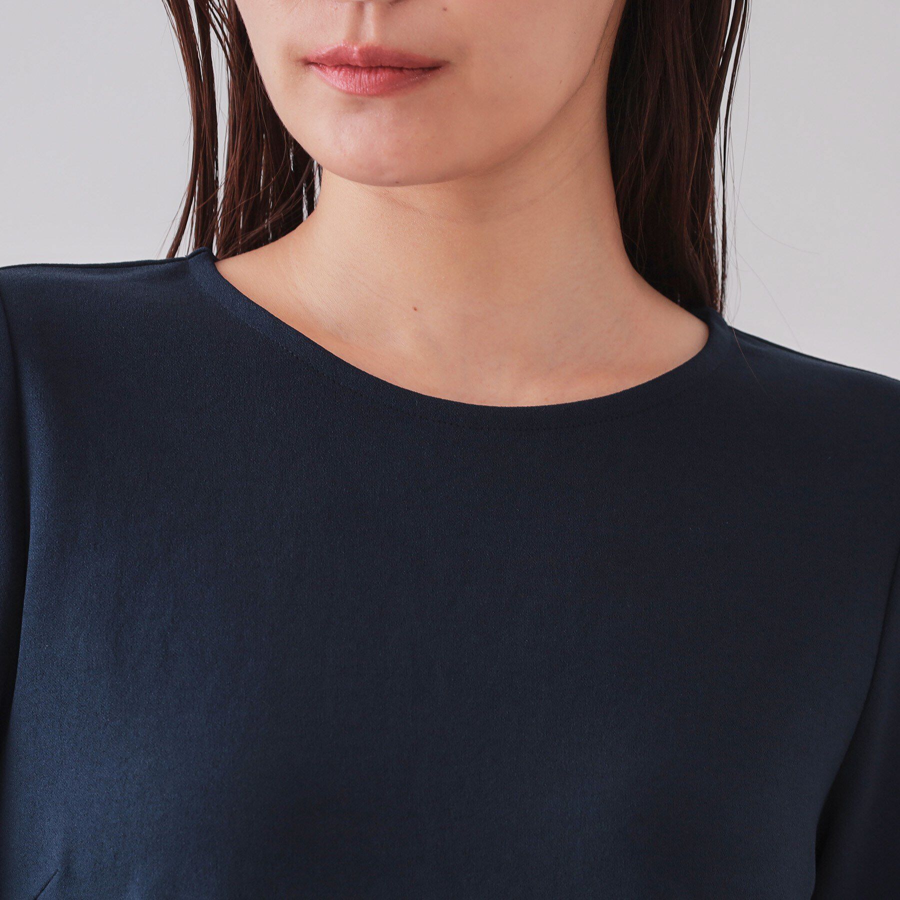 OPAQUE.CLIP「ペプラムトップス【UV/吸水速乾/洗濯機洗い可】」|Tシャツ・カットソー|