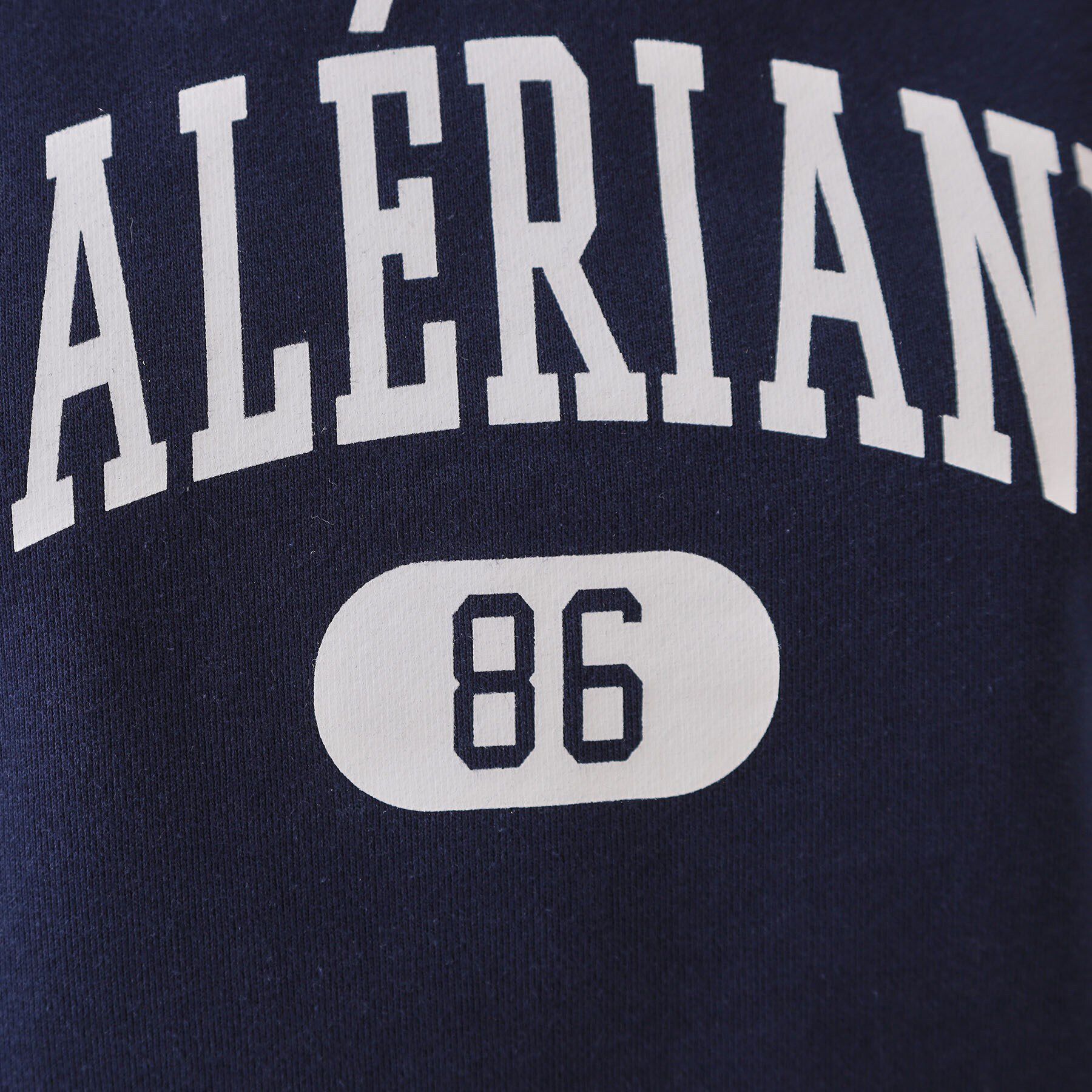 OPAQUE.CLIP「カレッジロゴスウェット【洗濯機洗い可】」|パーカー|