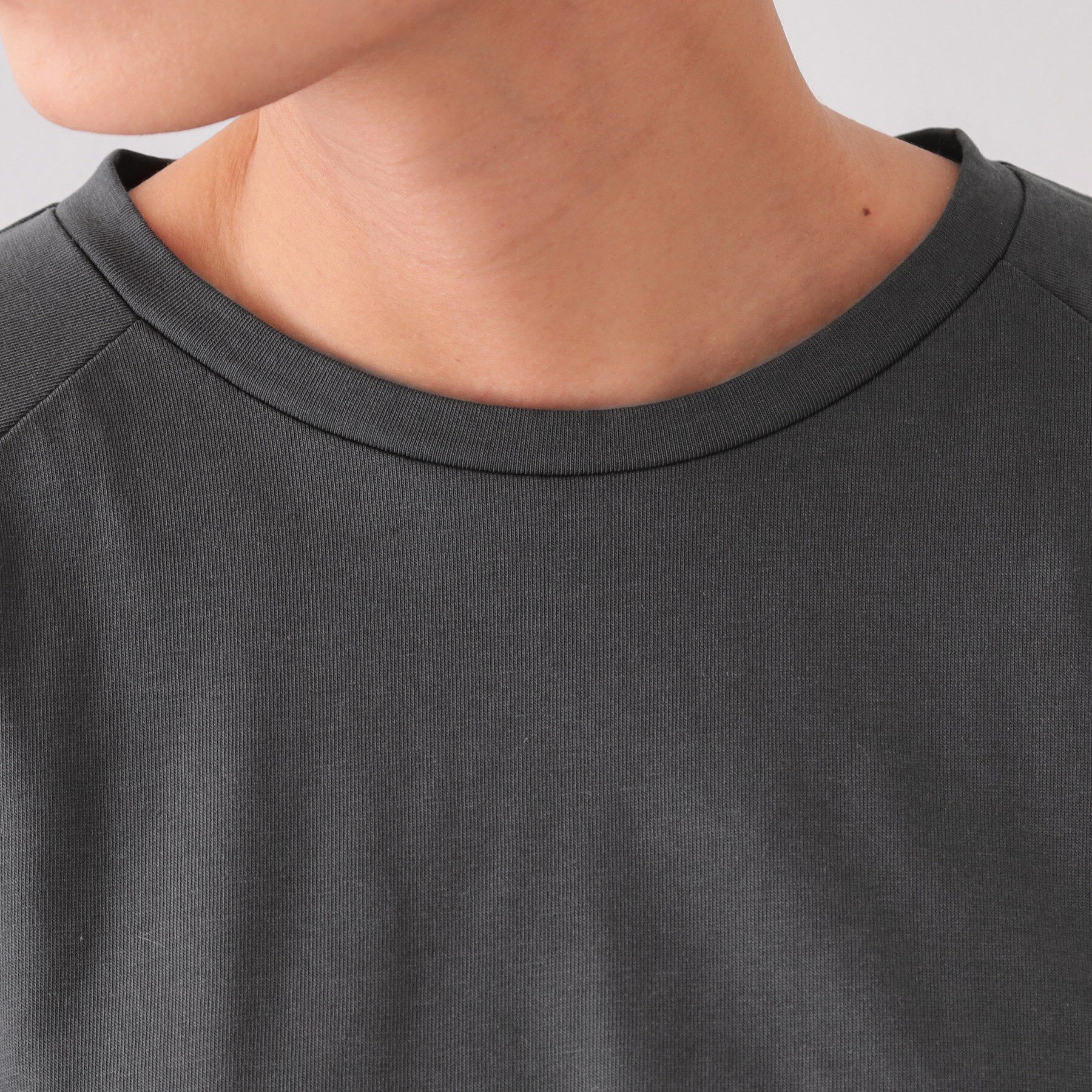 OPAQUE.CLIP「バックフハクドッキングAラインカットソー【洗濯機洗い可】」|Tシャツ・カットソー|