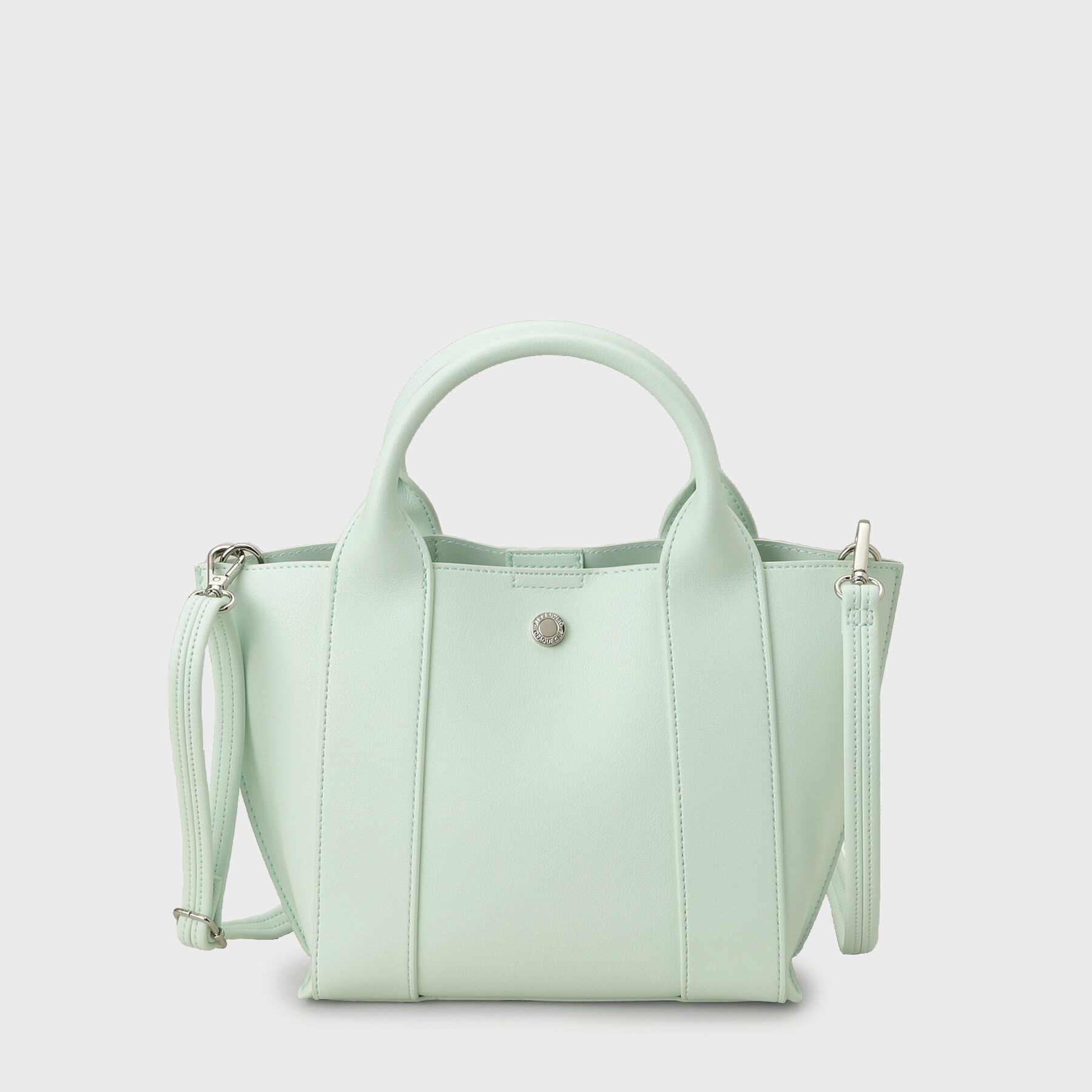 OPAQUE.CLIP「【2WAY】スムース合皮ミドルトートバッグ」|トートバッグ|