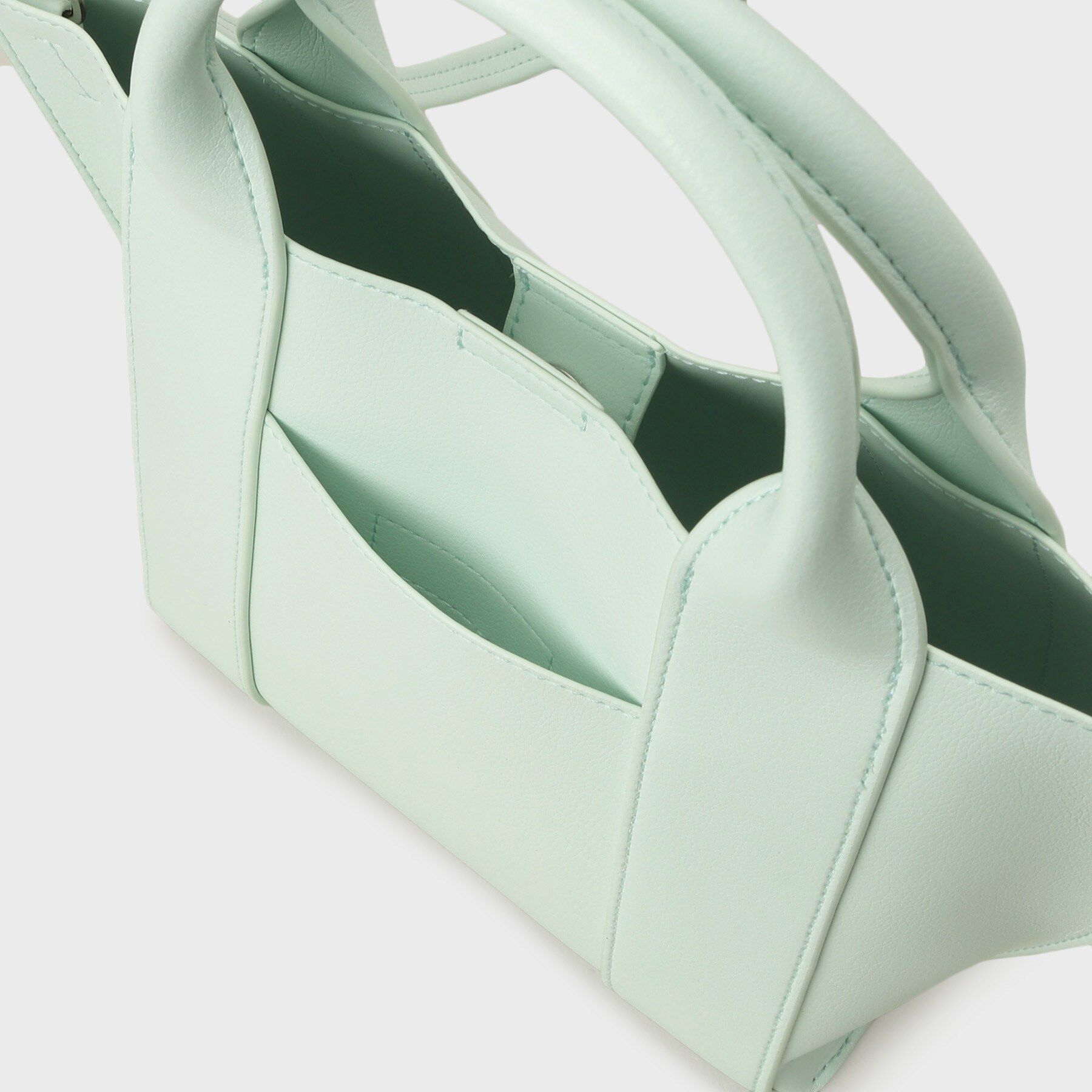 OPAQUE.CLIP「【2WAY】スムース合皮ミドルトートバッグ」|トートバッグ|