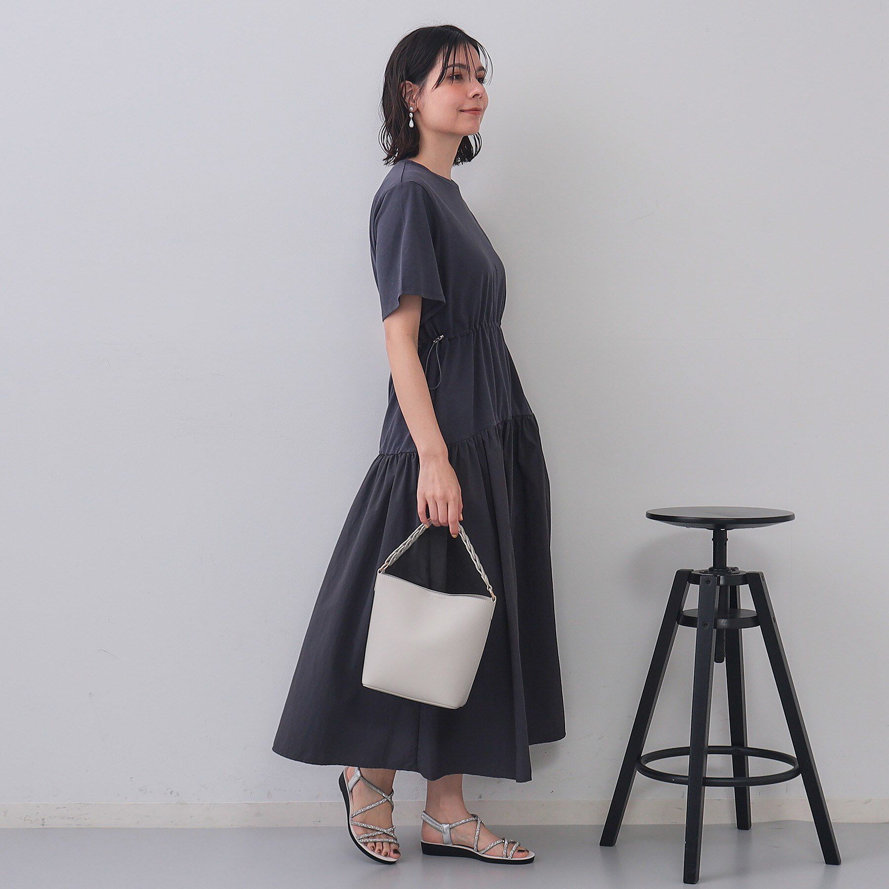 OPAQUE.CLIP「【2WAY】デザインハンドルバッグ」|ショルダー・メッセンジャー|