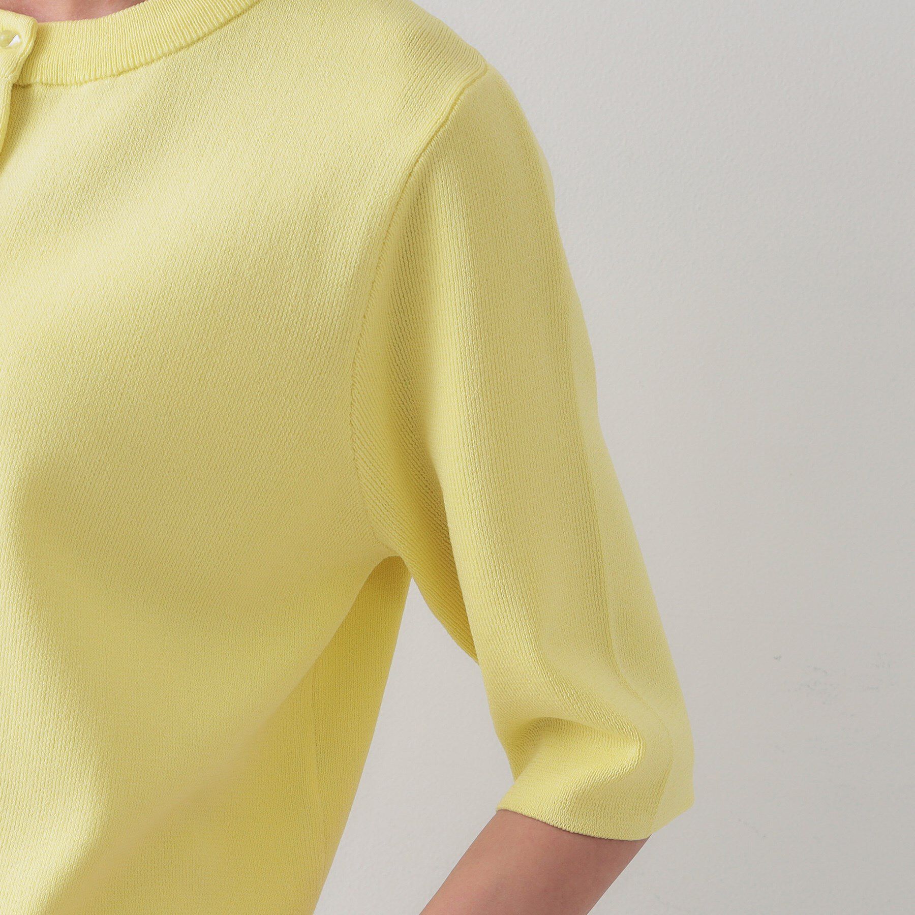 OPAQUE.CLIP「ショートニットカーディガン【洗濯機洗い可】」|カーディガン|