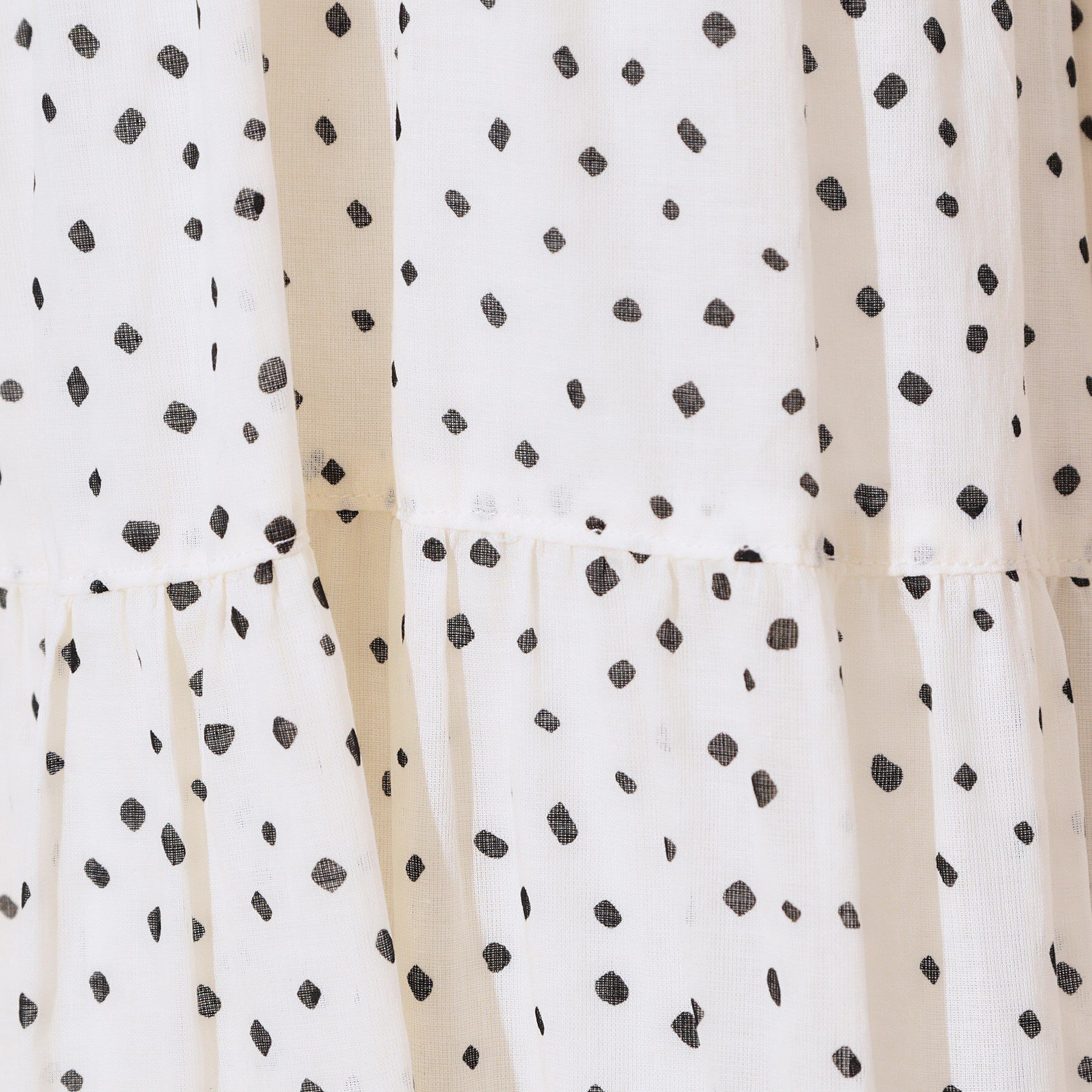 OPAQUE.CLIP「《Can Cam掲載》ティアードマキシドレス/オーガニックコットン混【洗濯機洗い可】」|ワンピース|