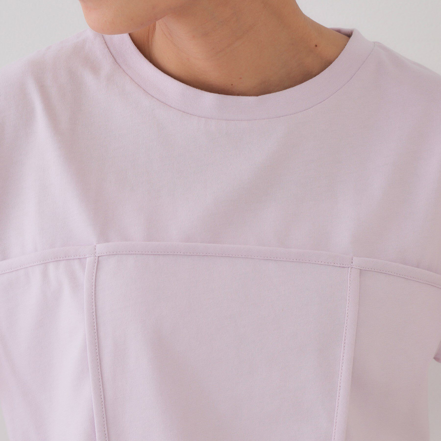 OPAQUE.CLIP「切り替えデザインカットソー【洗濯機洗い可】」|Tシャツ・カットソー|