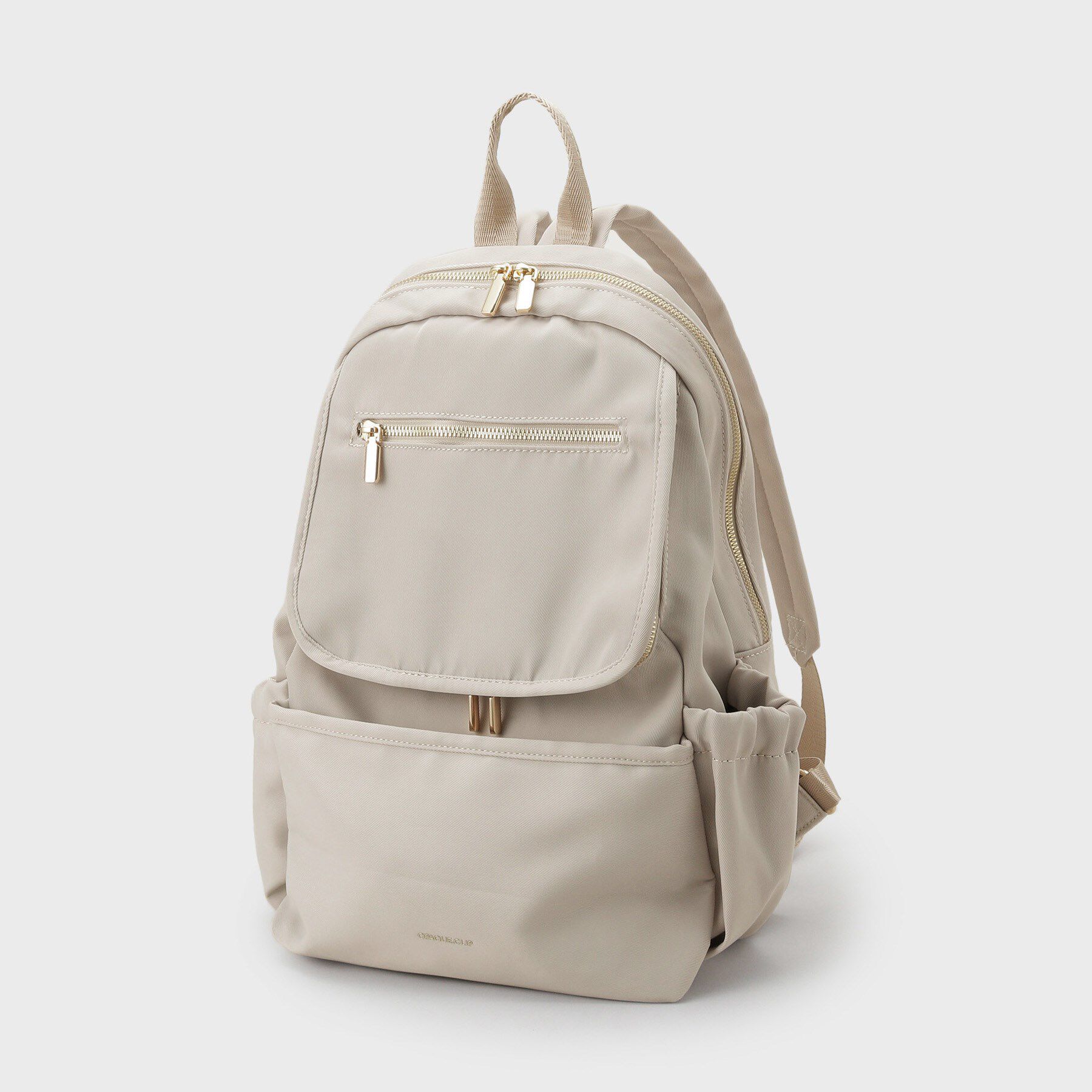 OPAQUE.CLIP「【撥水加工/多ポケット/A4サイズ対応】マルチファンクションツイルリュックサック」|リュック|