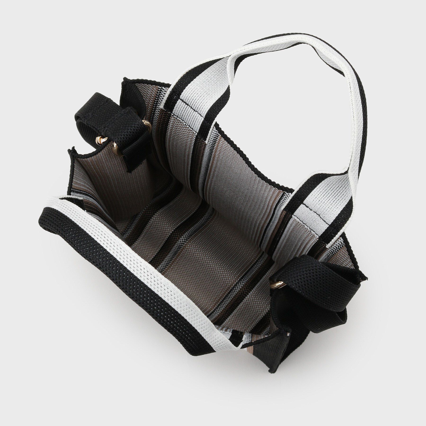 OPAQUE.CLIP「【2WAY】ラインハンドルスクエアニットミニショルダーバッグ」|ショルダー・メッセンジャー|